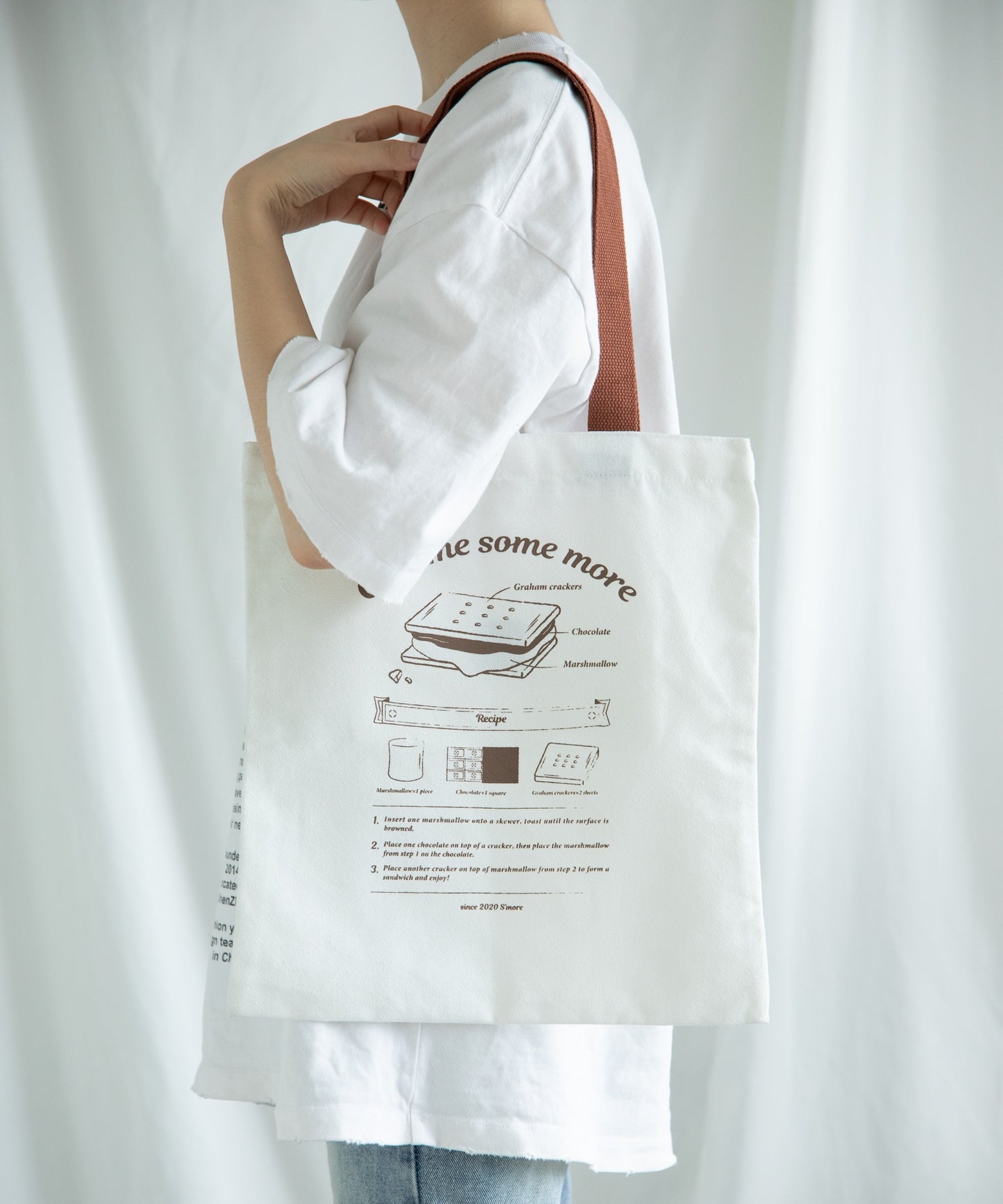 S'more recipe tote