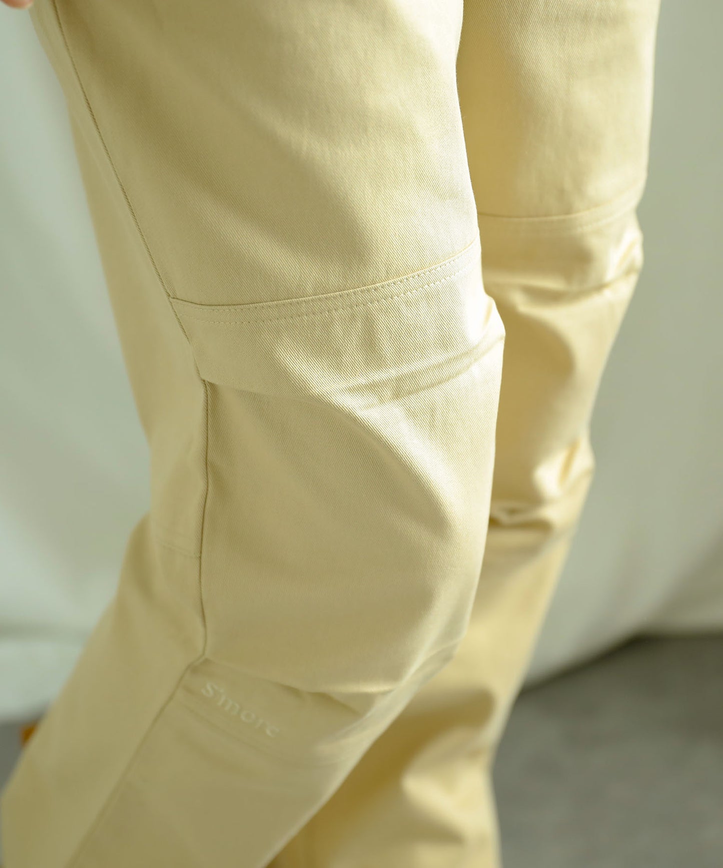New!! Knee tuck cotton pants