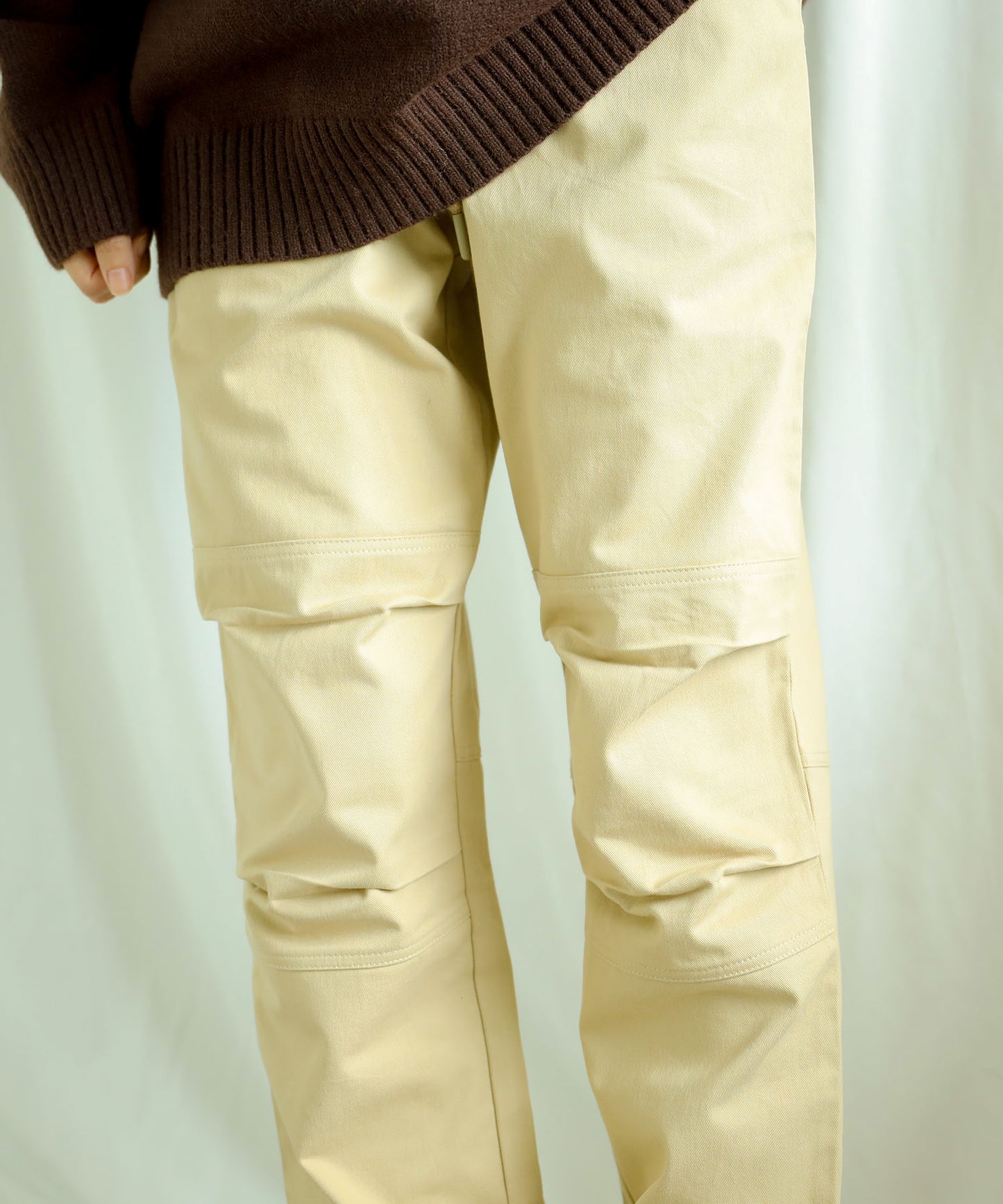 New!! Knee tuck cotton pants