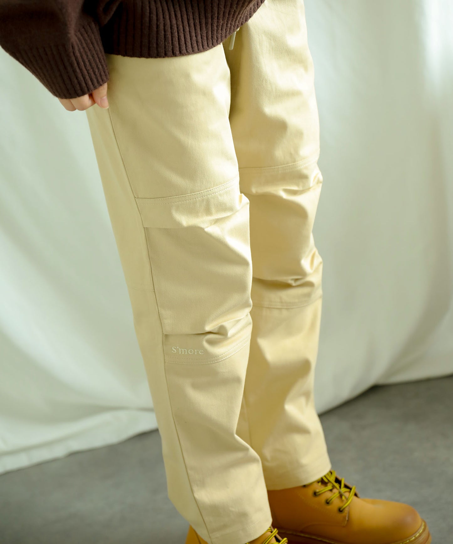 New!! Knee tuck cotton pants