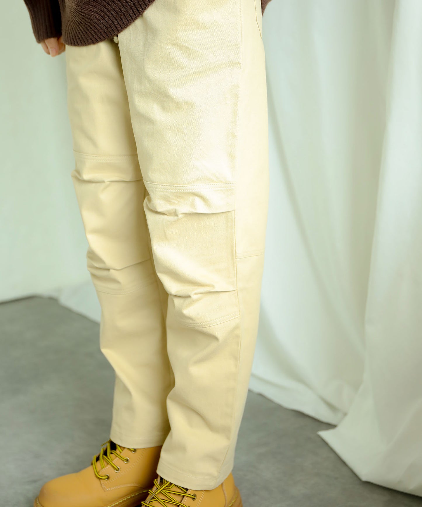 New!! Knee tuck cotton pants