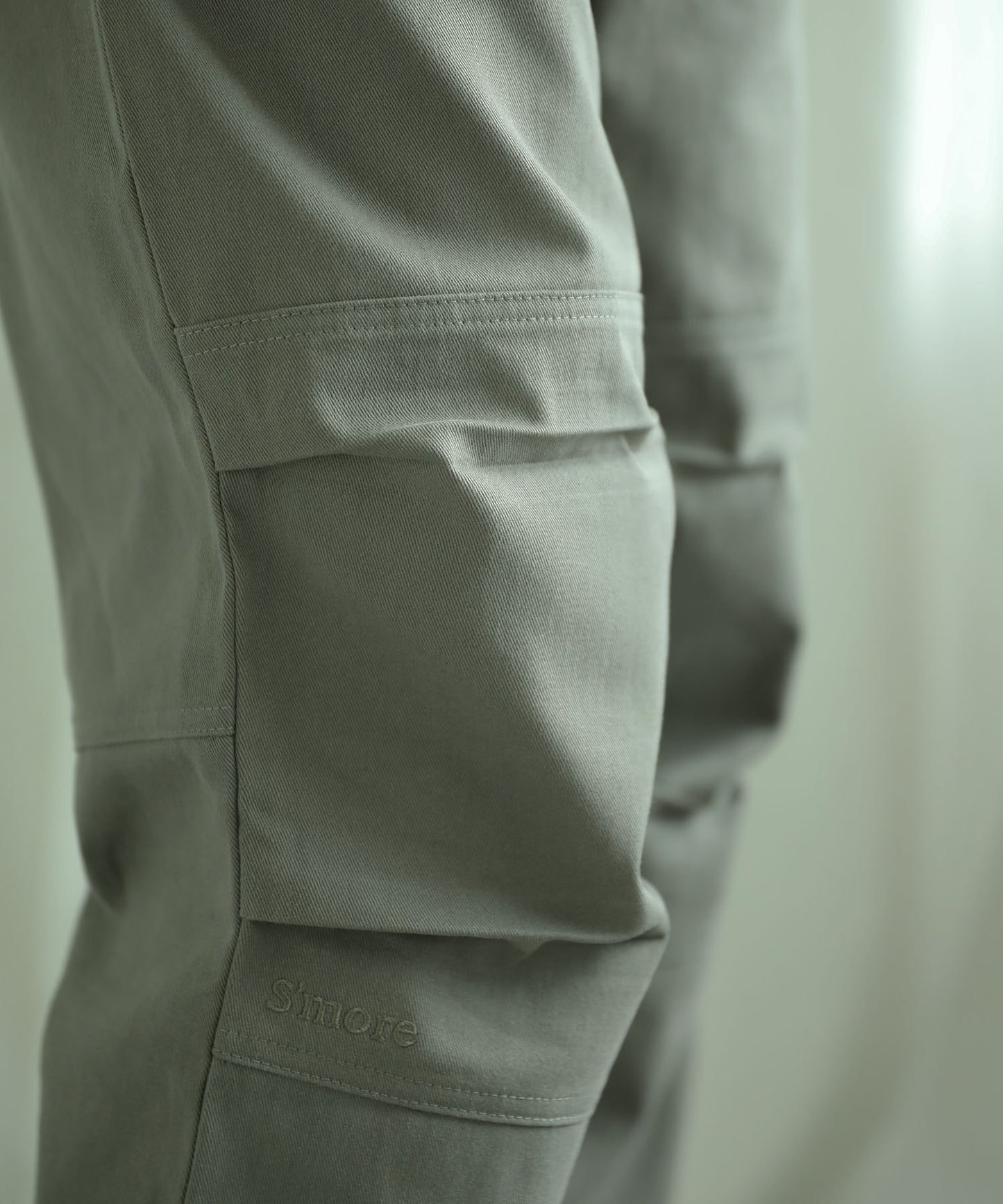New!! Knee tuck cotton pants