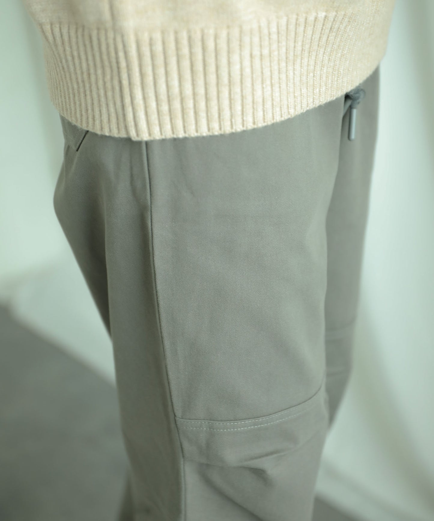 New!! Knee tuck cotton pants