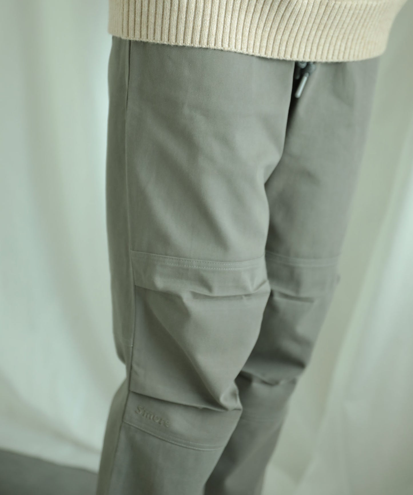 New!! Knee tuck cotton pants