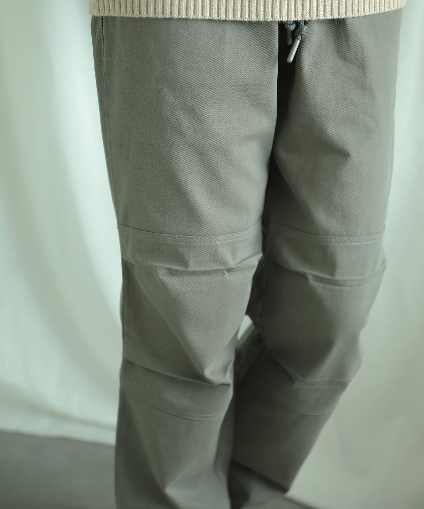 New!! Knee tuck cotton pants