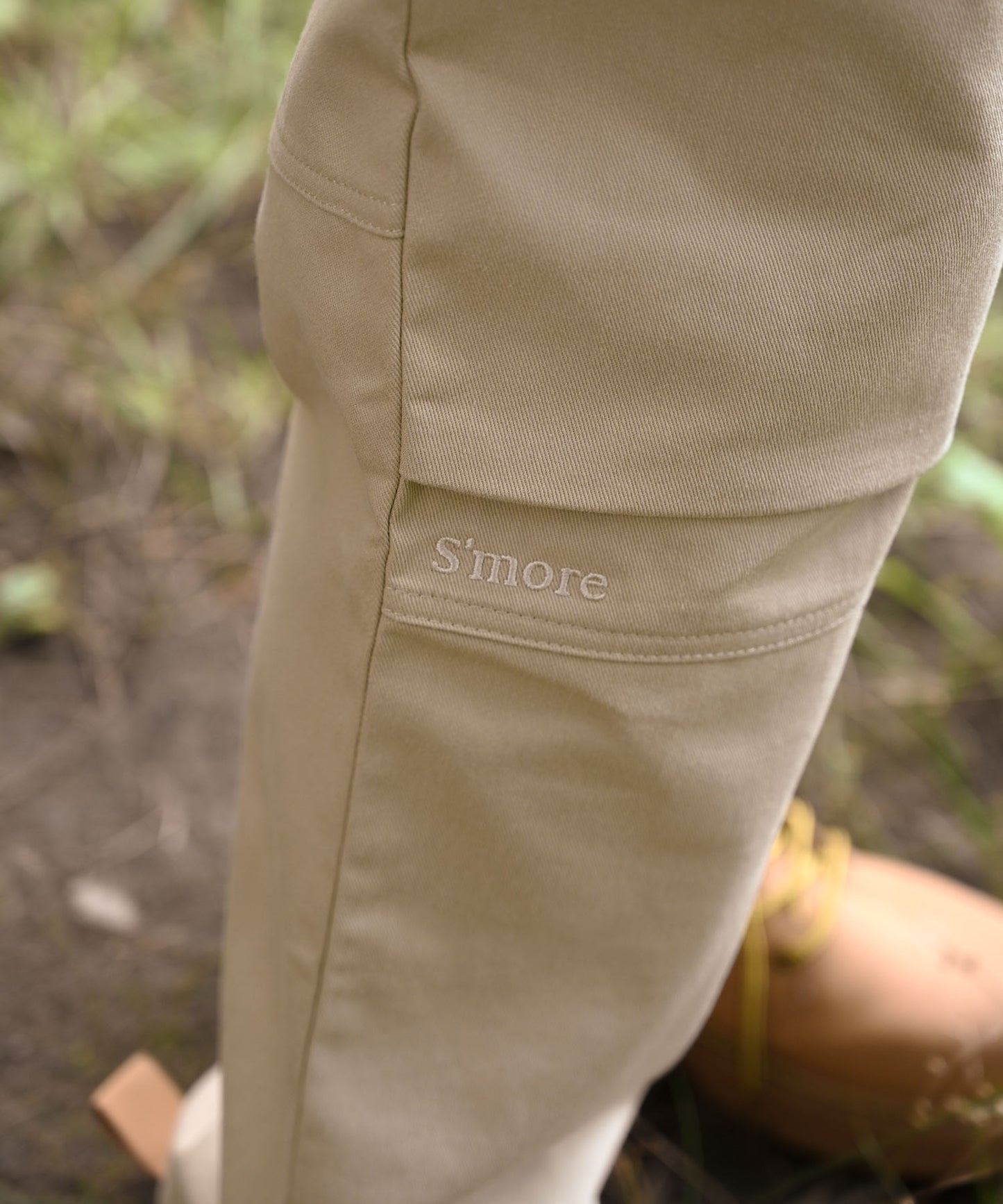 New!! Knee tuck cotton pants