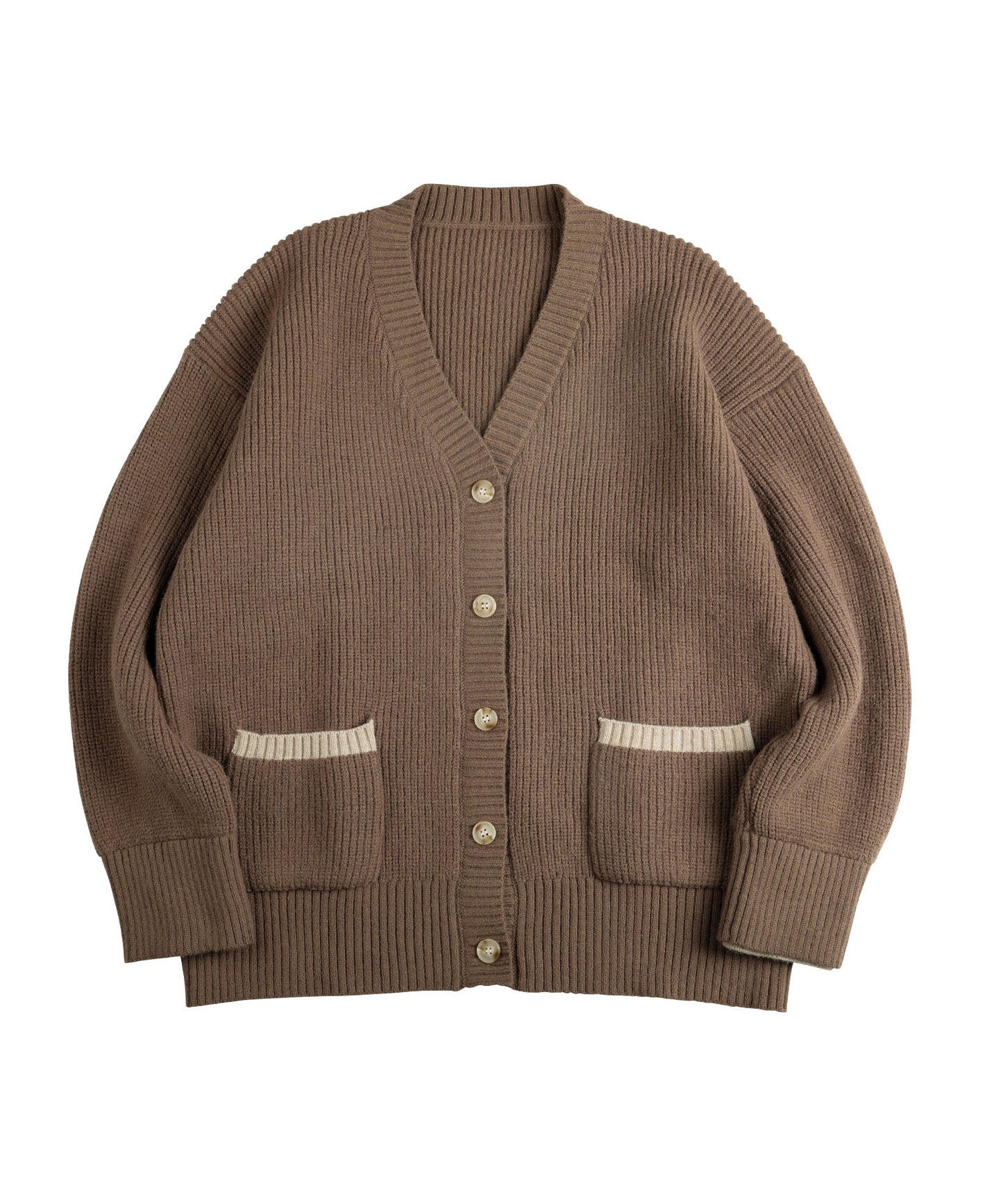 New!! Bicolor knit cardigan