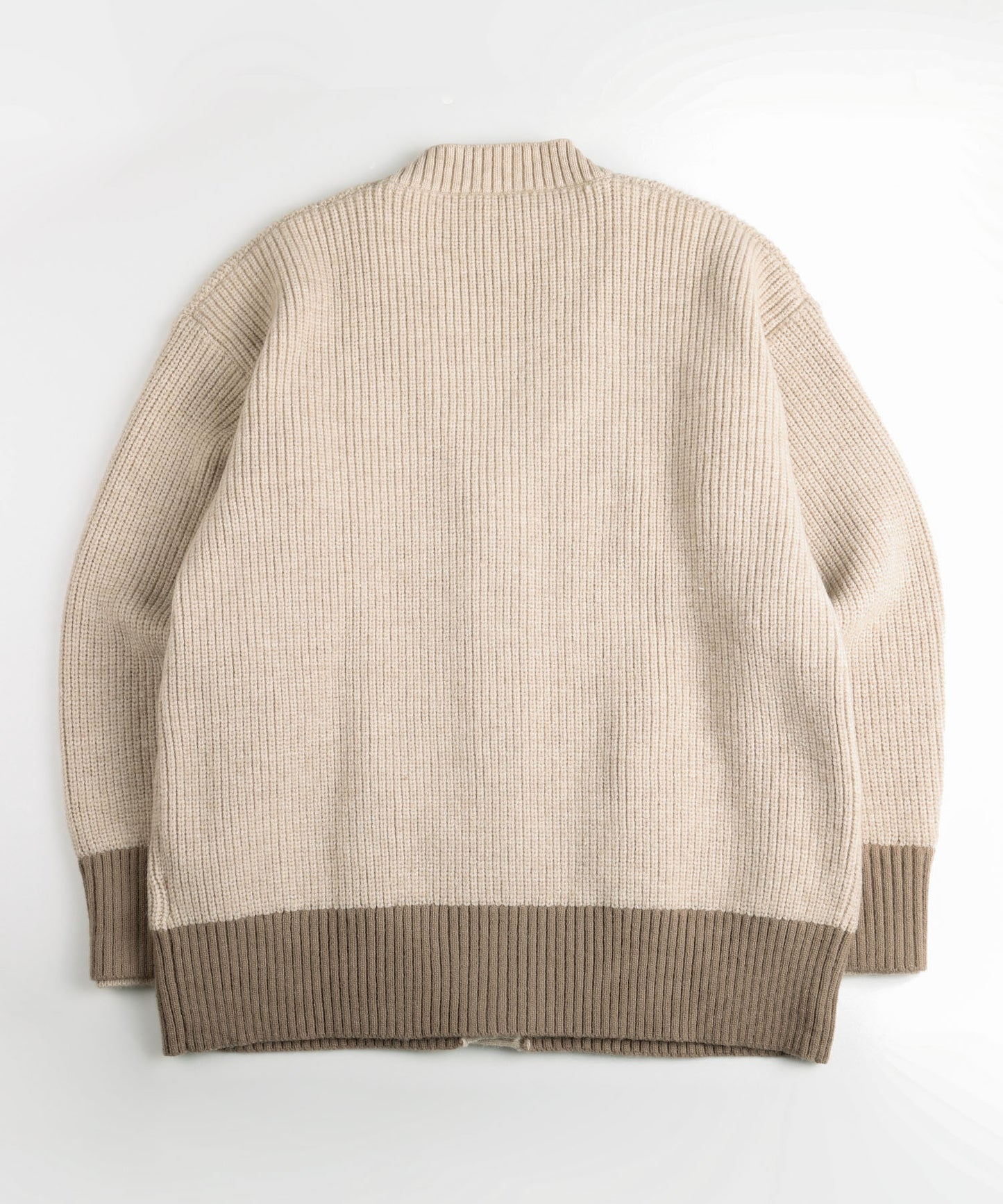 New!! Bicolor knit cardigan