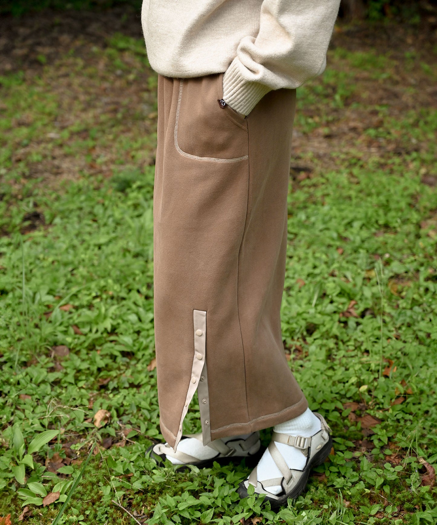 Brushed lining sweat skirt 裏起毛スウェットスカート