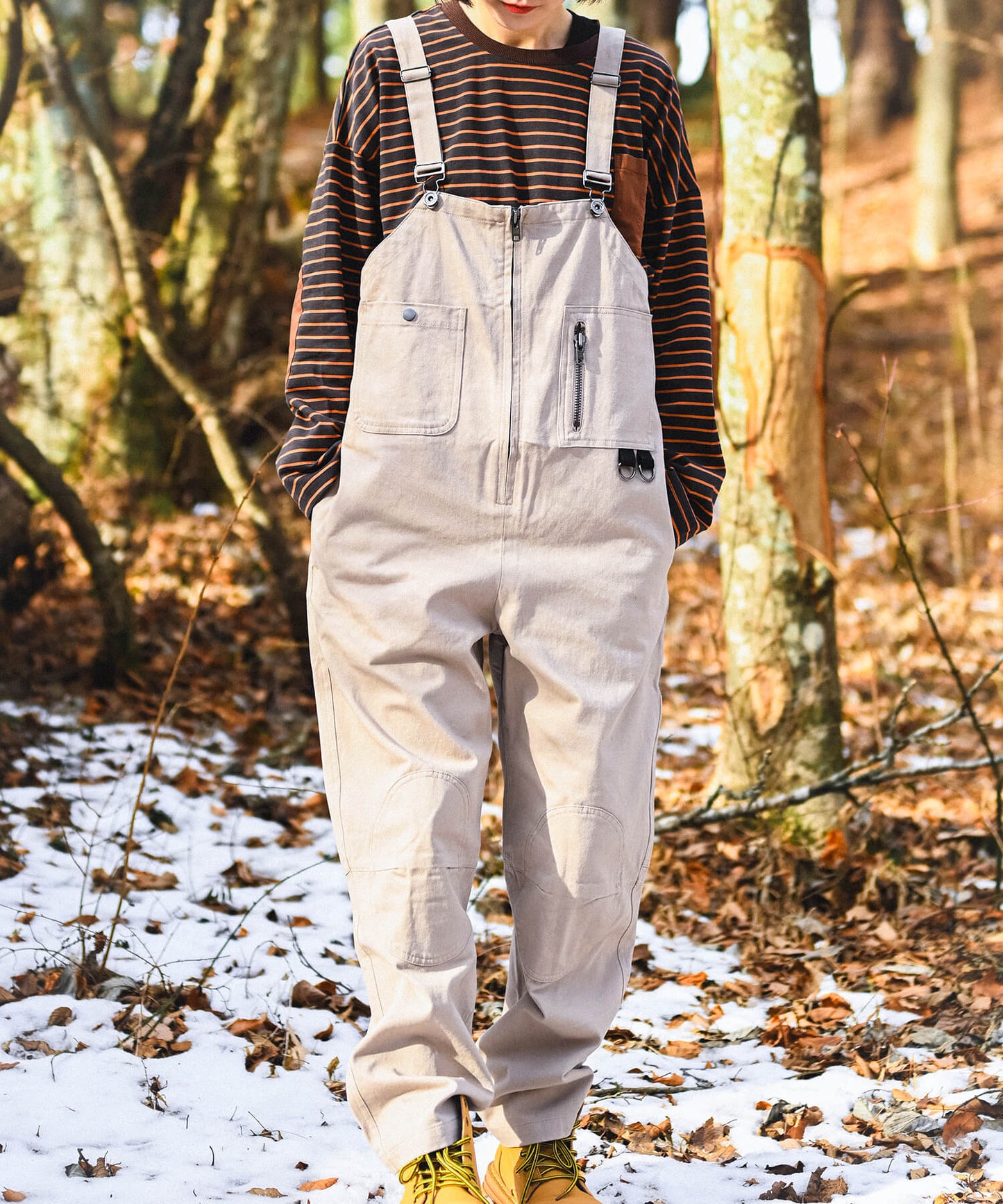 HALF ZIP BIG OVERALL