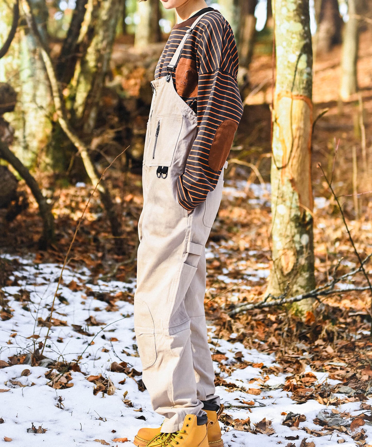 HALF ZIP BIG OVERALL