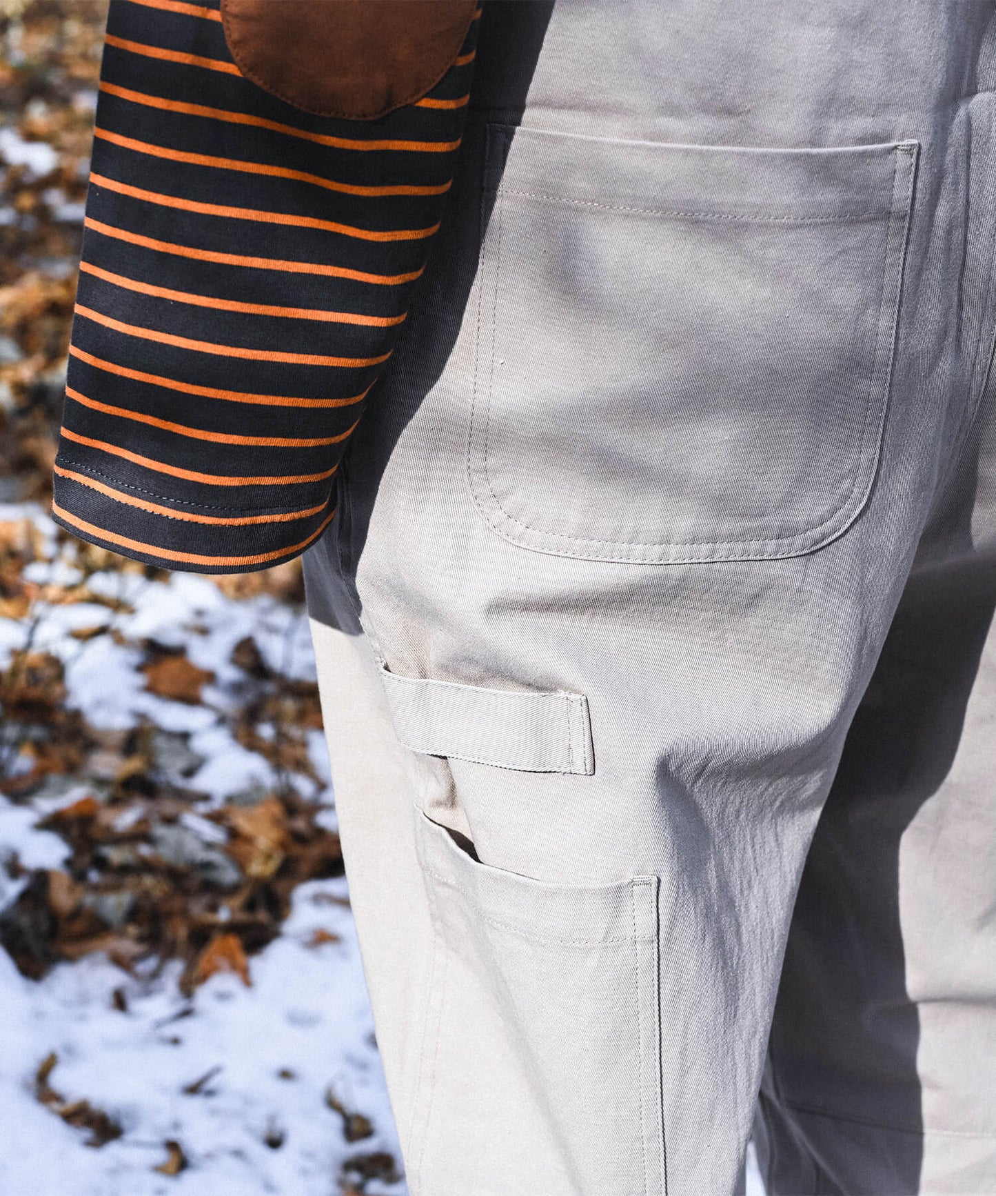 BORDER POCKET L/S T SHIRTS