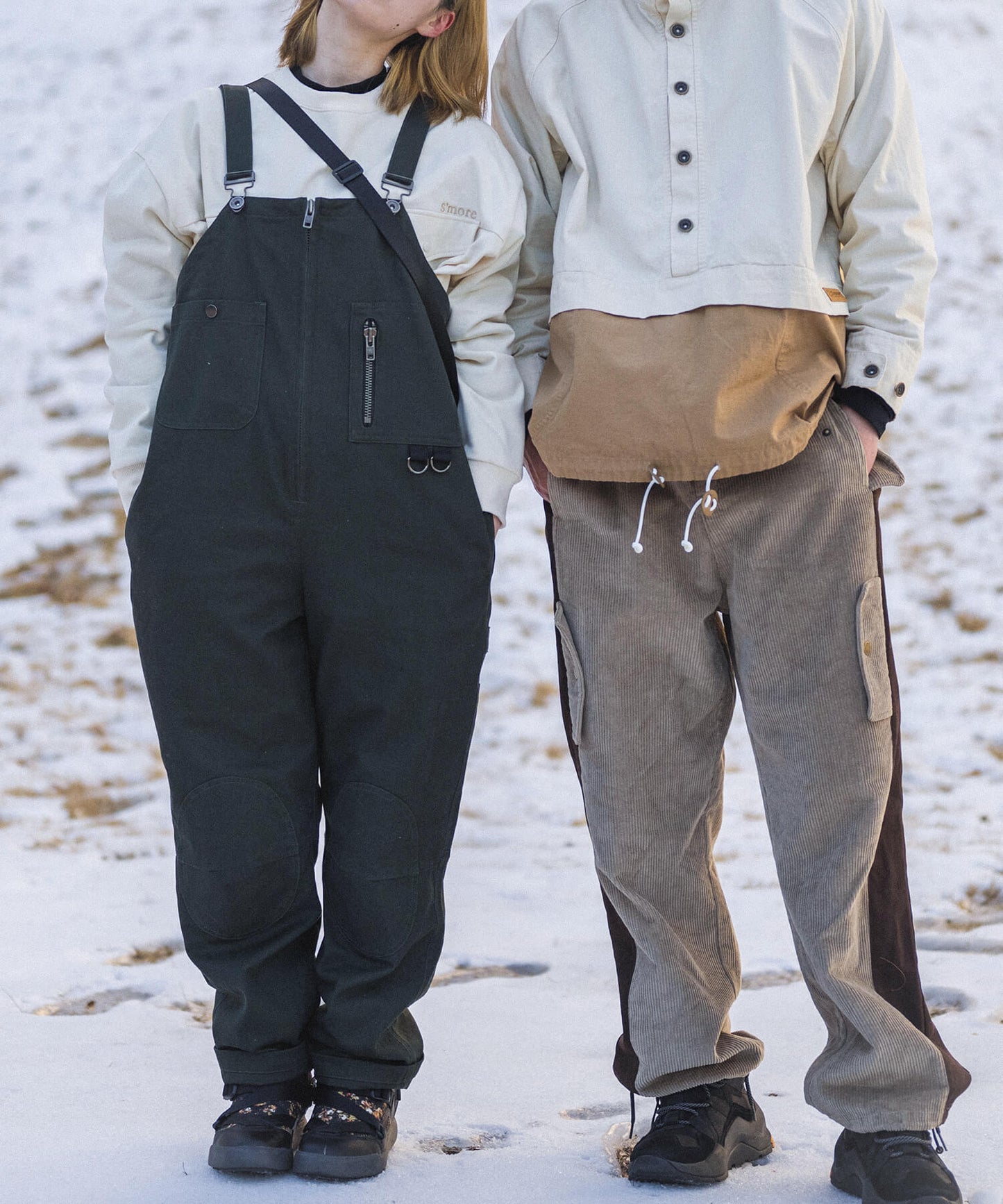 HALF ZIP BIG OVERALL