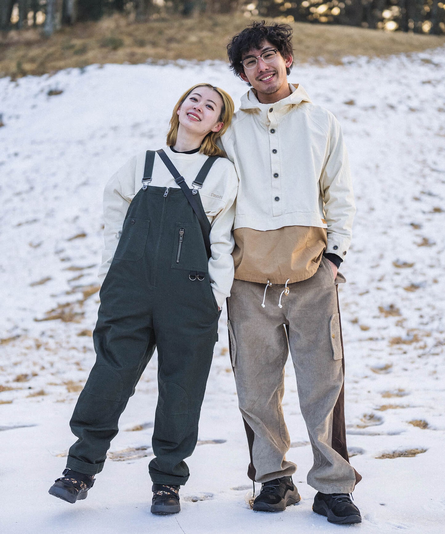 HALF ZIP BIG OVERALL