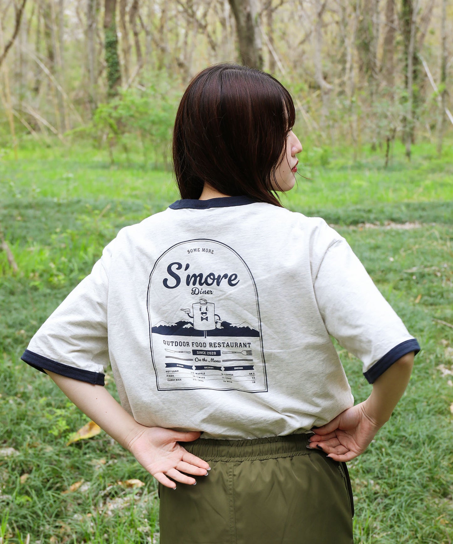 New!! S'more diner ringer T-shirt