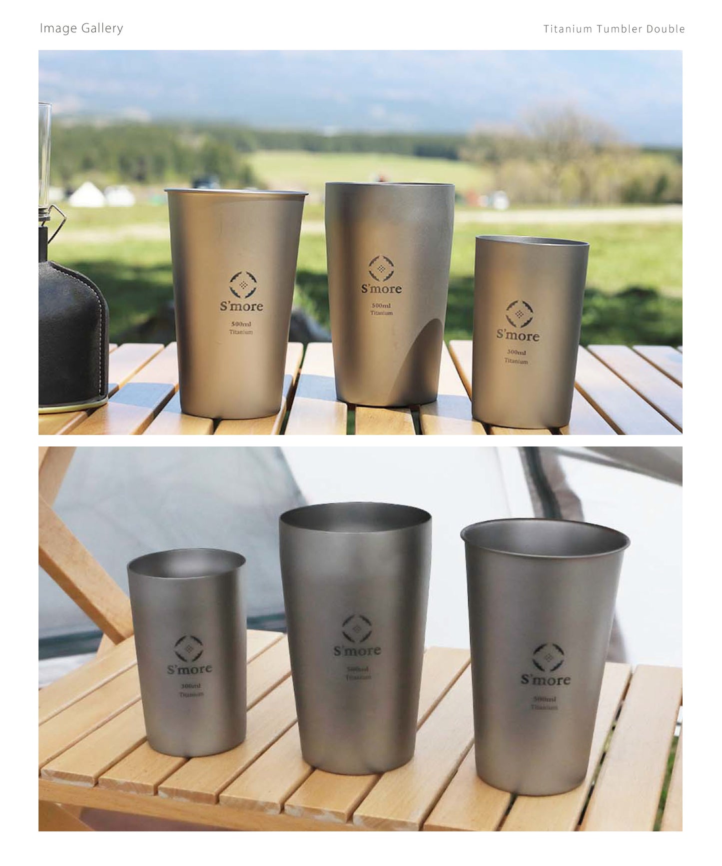 【 Titanium tumbler double ( ダブルウォール ) 】チタニウムタンブラーダブル チタンタンブラー