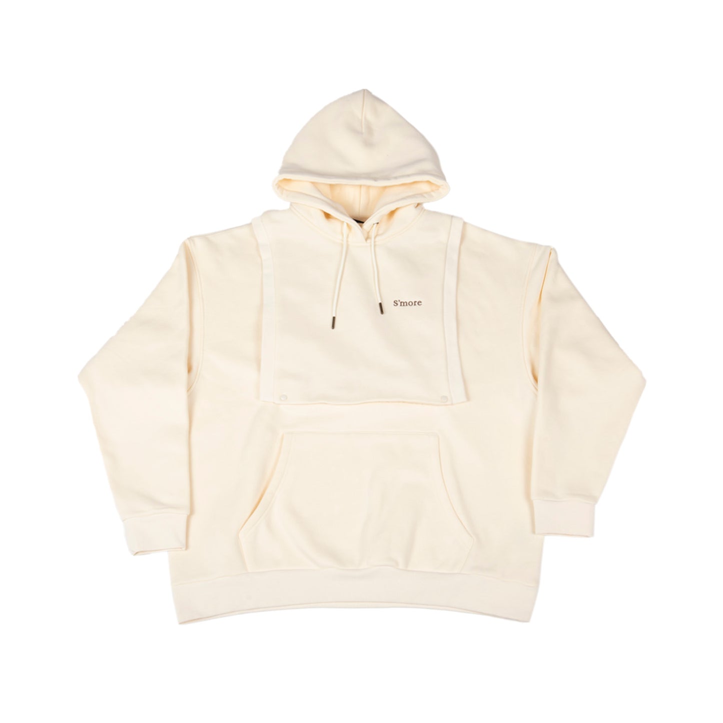 2WAY removable vest sweat parka 裏起毛2WAYパーカー