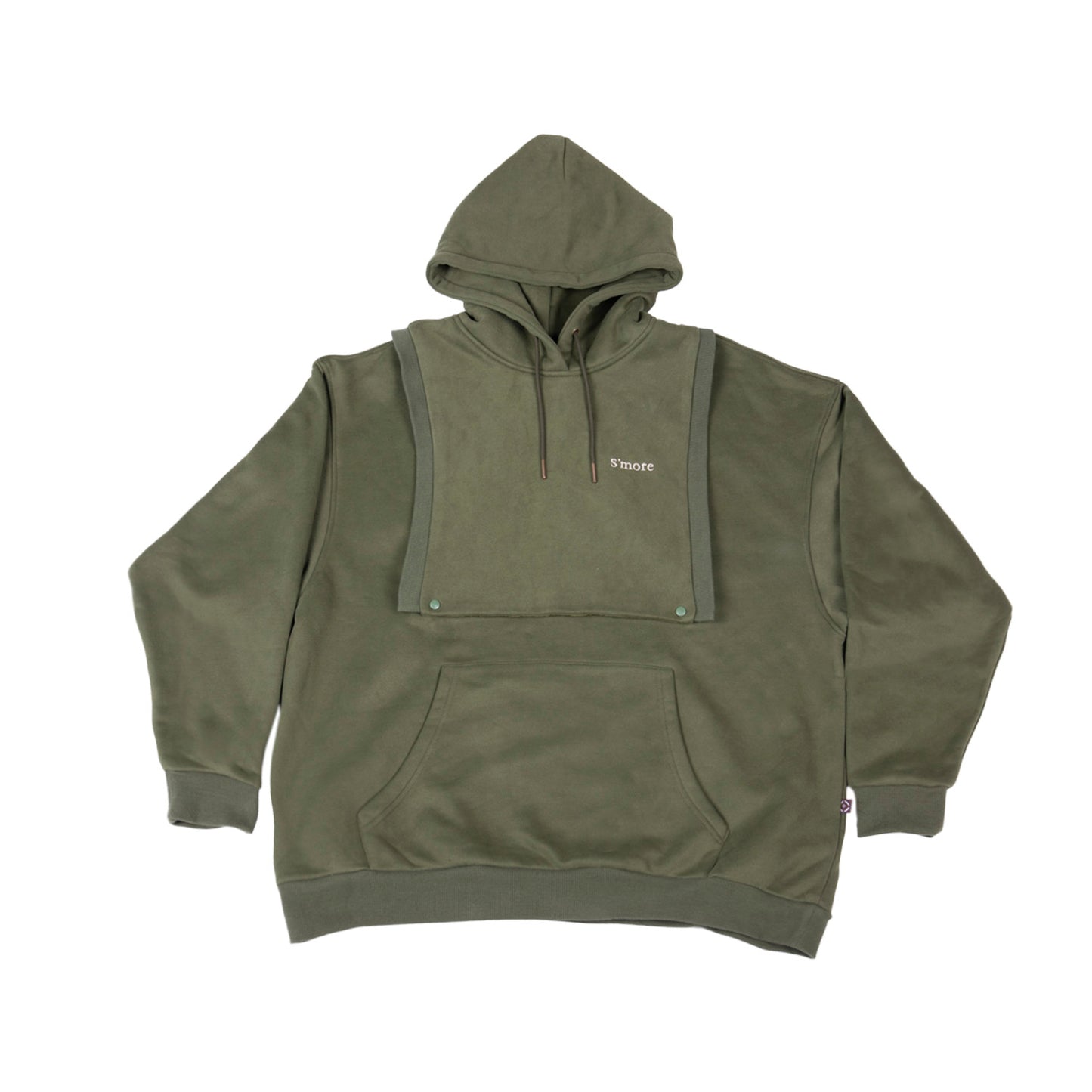 2WAY removable vest sweat parka 裏起毛2WAYパーカー
