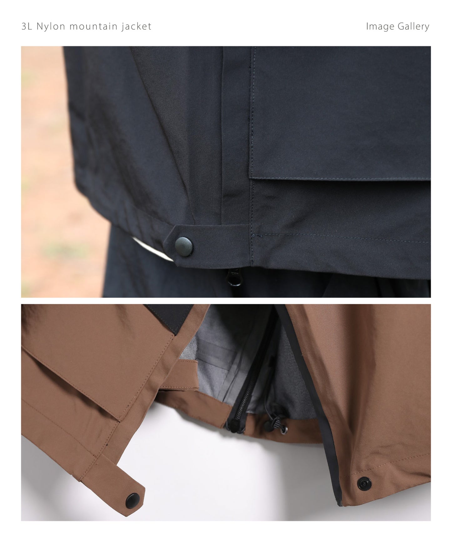 3L Nylon mountain jacket