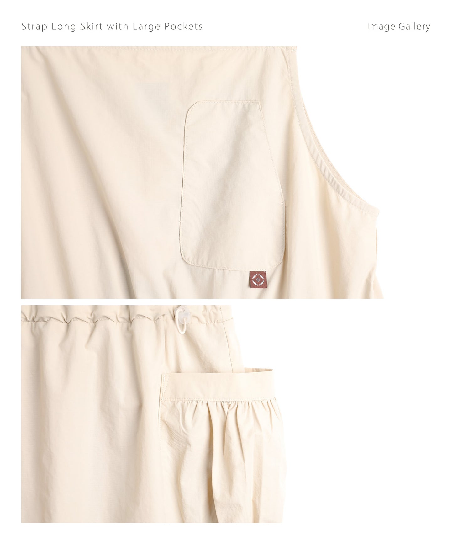 【2025/6/20 9時発売】S'more Strap Long Skirt with Large Pockets