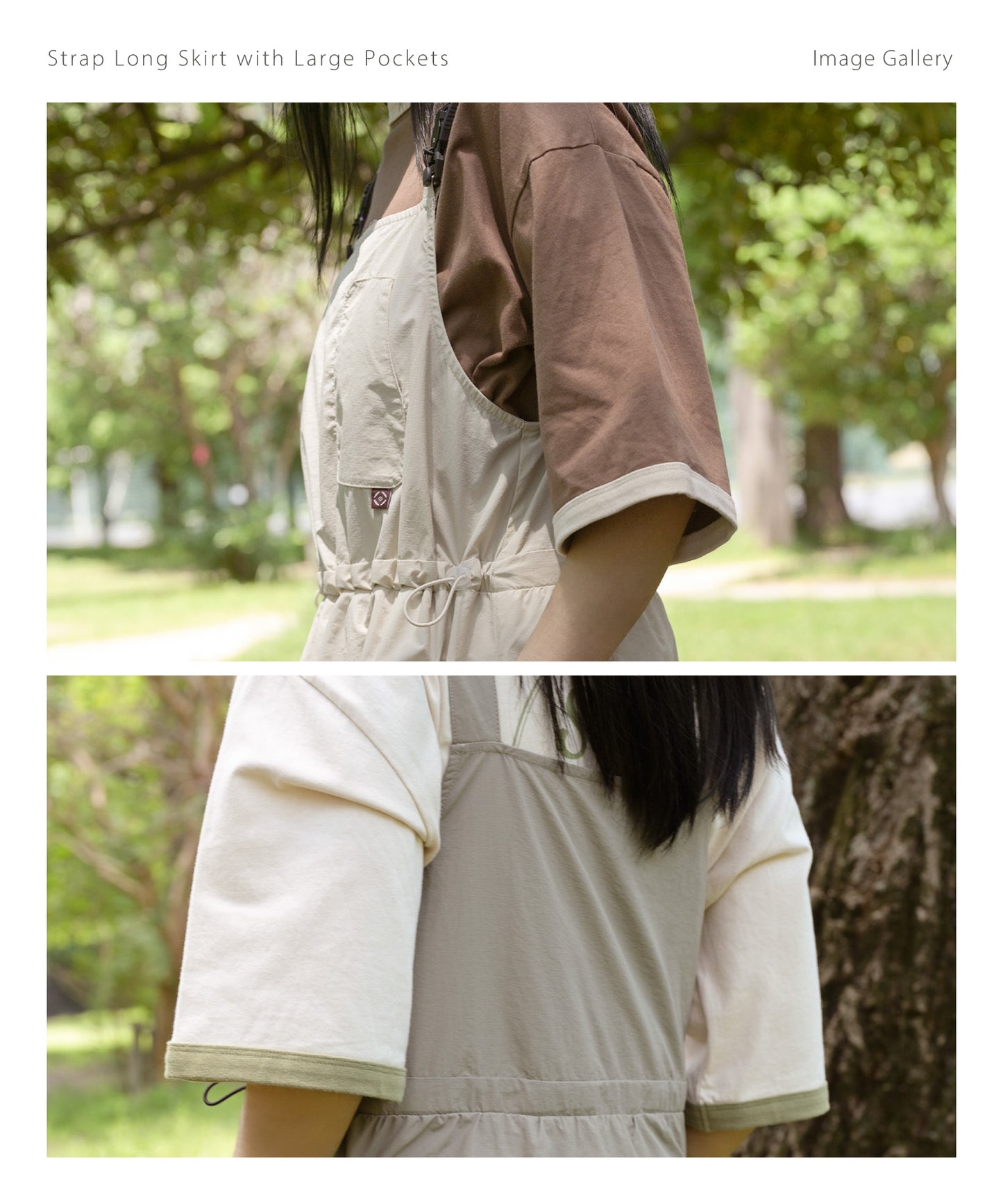 【2025/6/20 9時発売】S'more Strap Long Skirt with Large Pockets