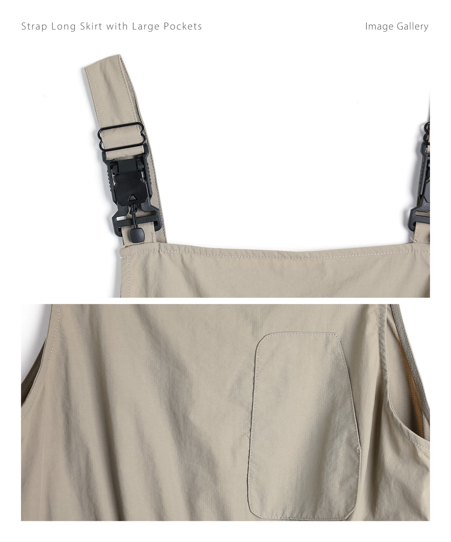 【2025/6/20 9時発売】S'more Strap Long Skirt with Large Pockets