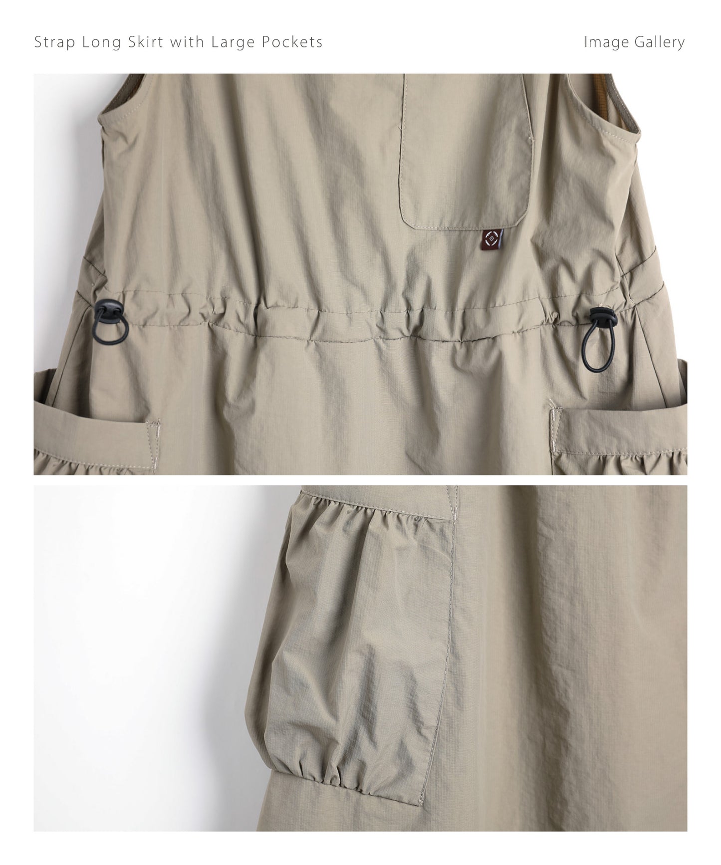 【2025/6/20 9時発売】S'more Strap Long Skirt with Large Pockets