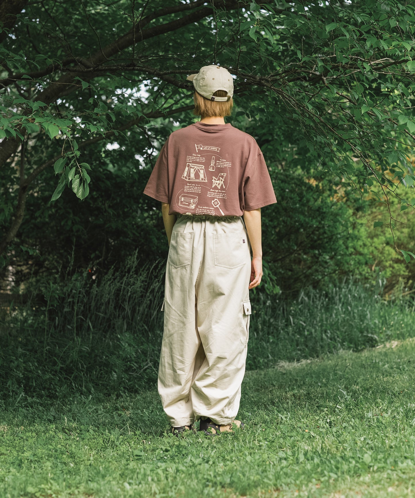COTTON T SHIRTS - S'more gear illustration