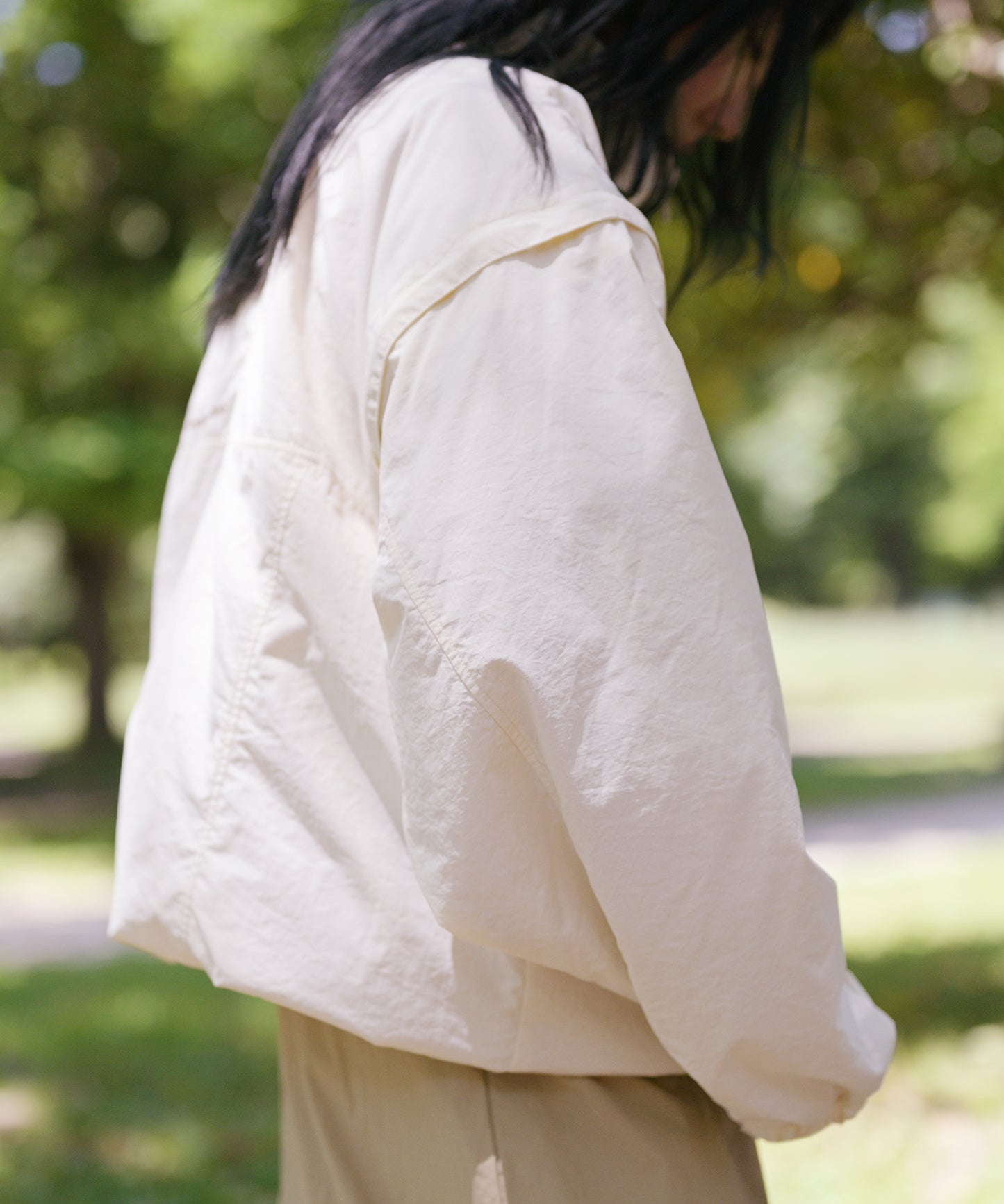 【2025/8/8金9時半発売】S'more 2Way nylon half zip jacket 2ウェイナイロンハーフジップジャケット