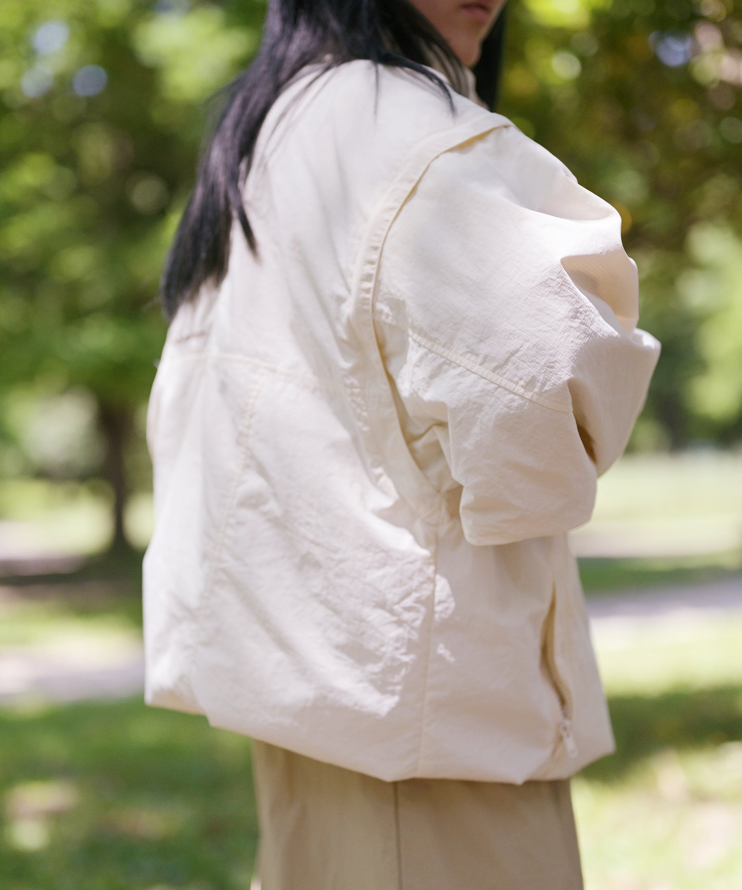 【2025/8/8金9時半発売】S'more 2Way nylon half zip jacket 2ウェイナイロンハーフジップジャケット