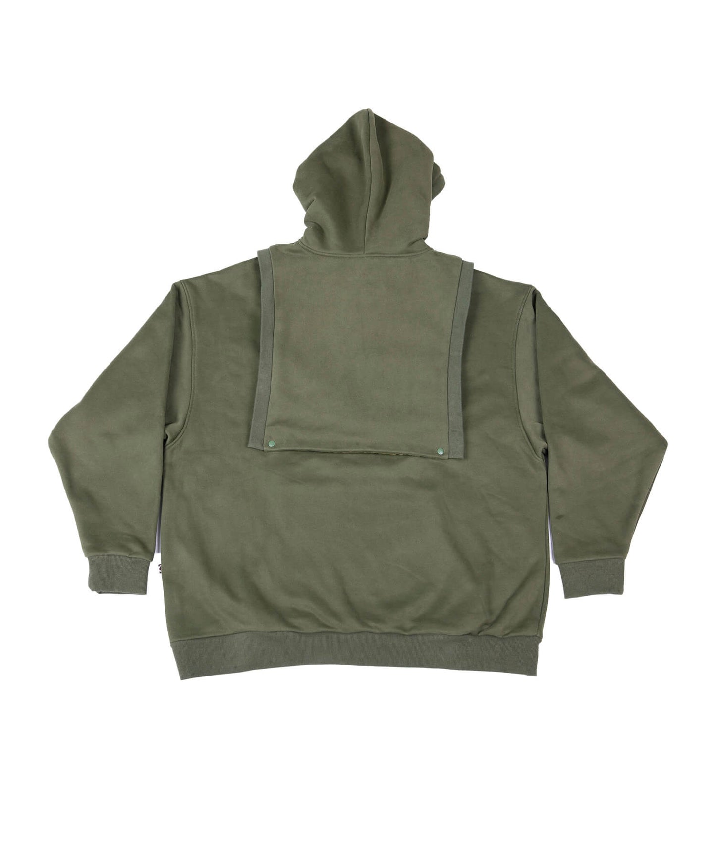 2WAY removable vest sweat parka 裏起毛2WAYパーカー