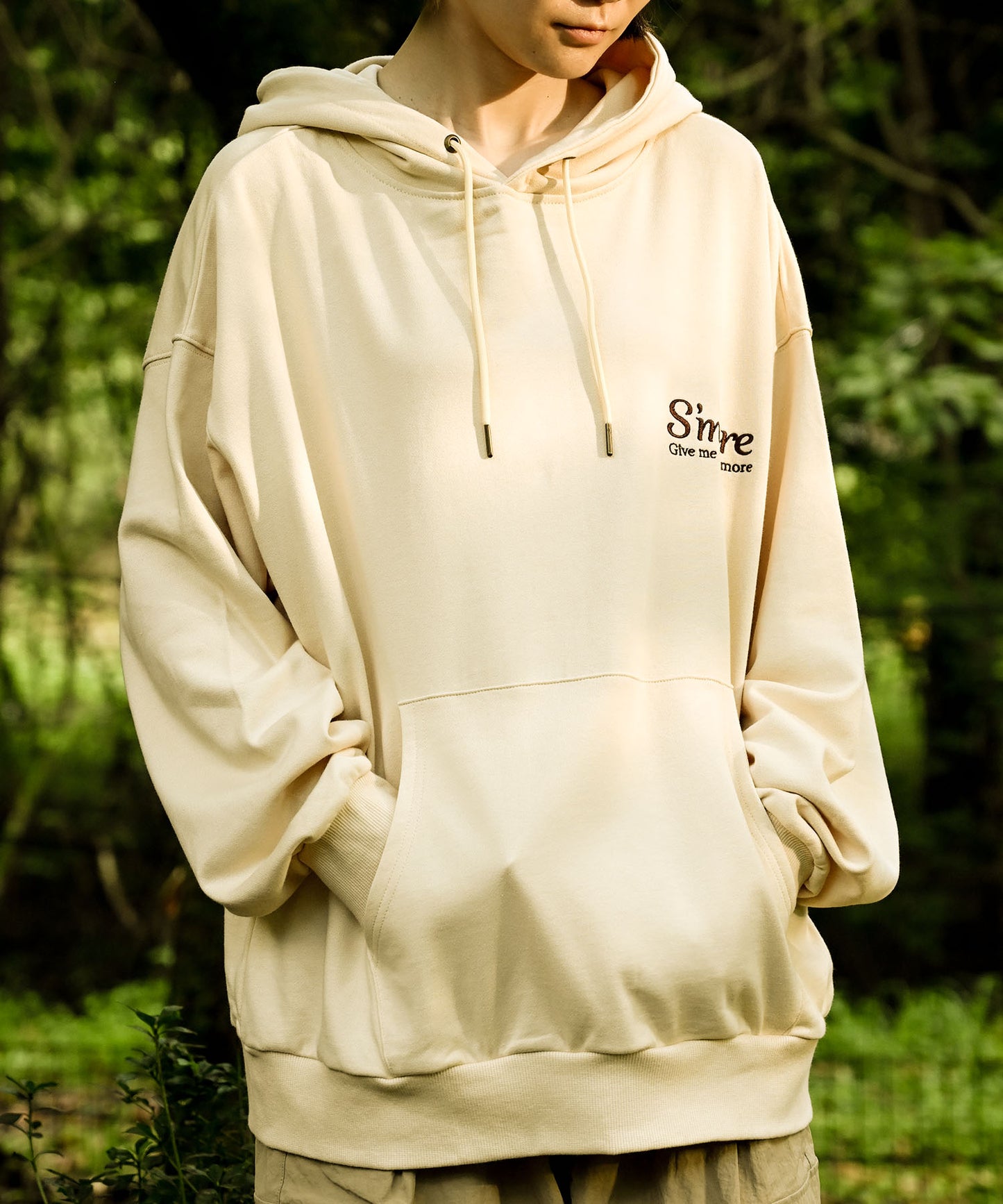 New!! COTTON HOODED SWEATSHIRT - S'more recipe コットンフーディッドスウェット - スモアレシピ