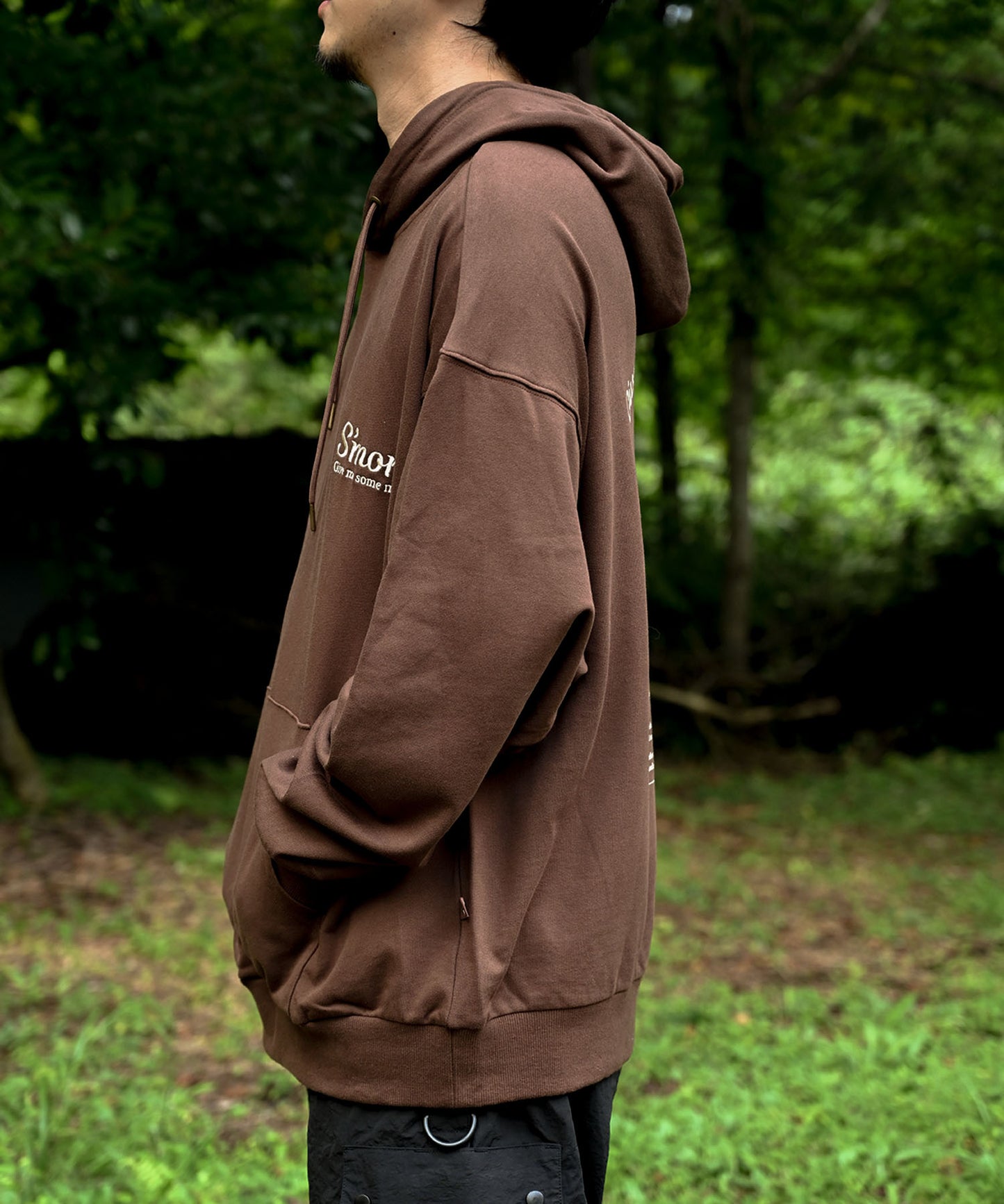 New!! COTTON HOODED SWEATSHIRT - S'more recipe コットンフーディッドスウェット - スモアレシピ