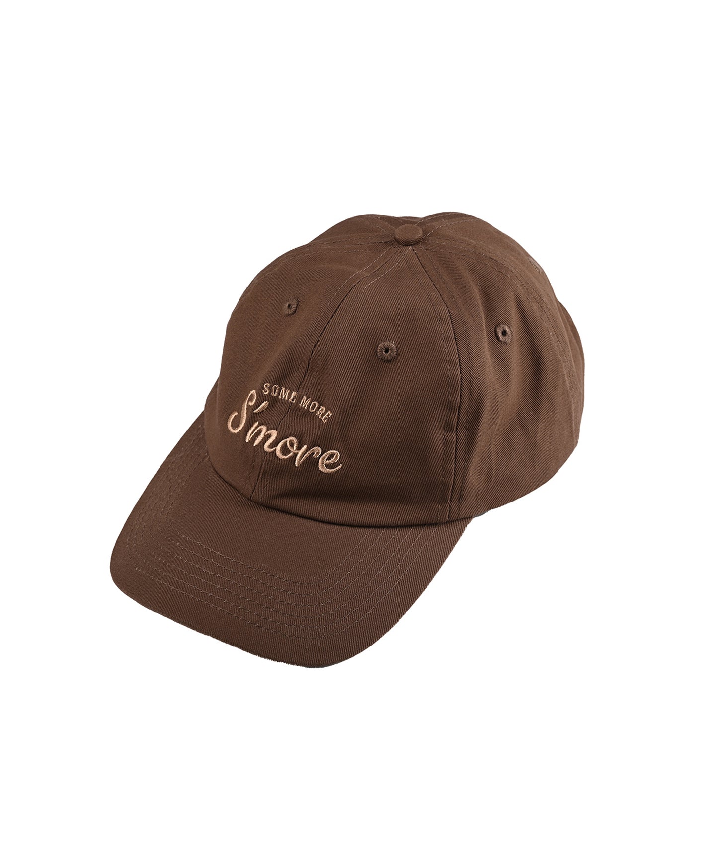 New!! S'more crew cap 刺繍ロゴ綿100%キャップ