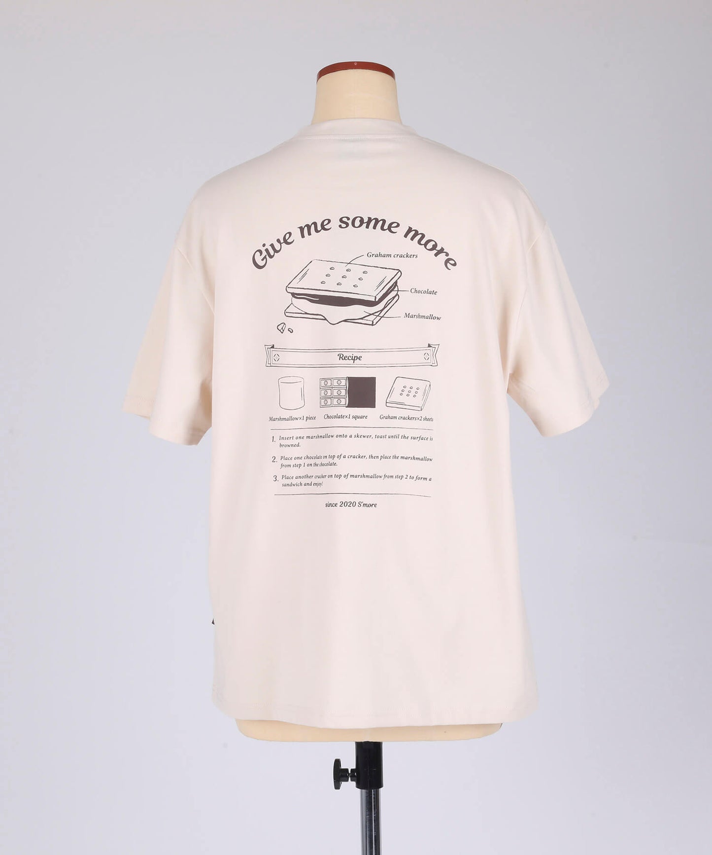 COTTON T SHIRTS - S'more recipe