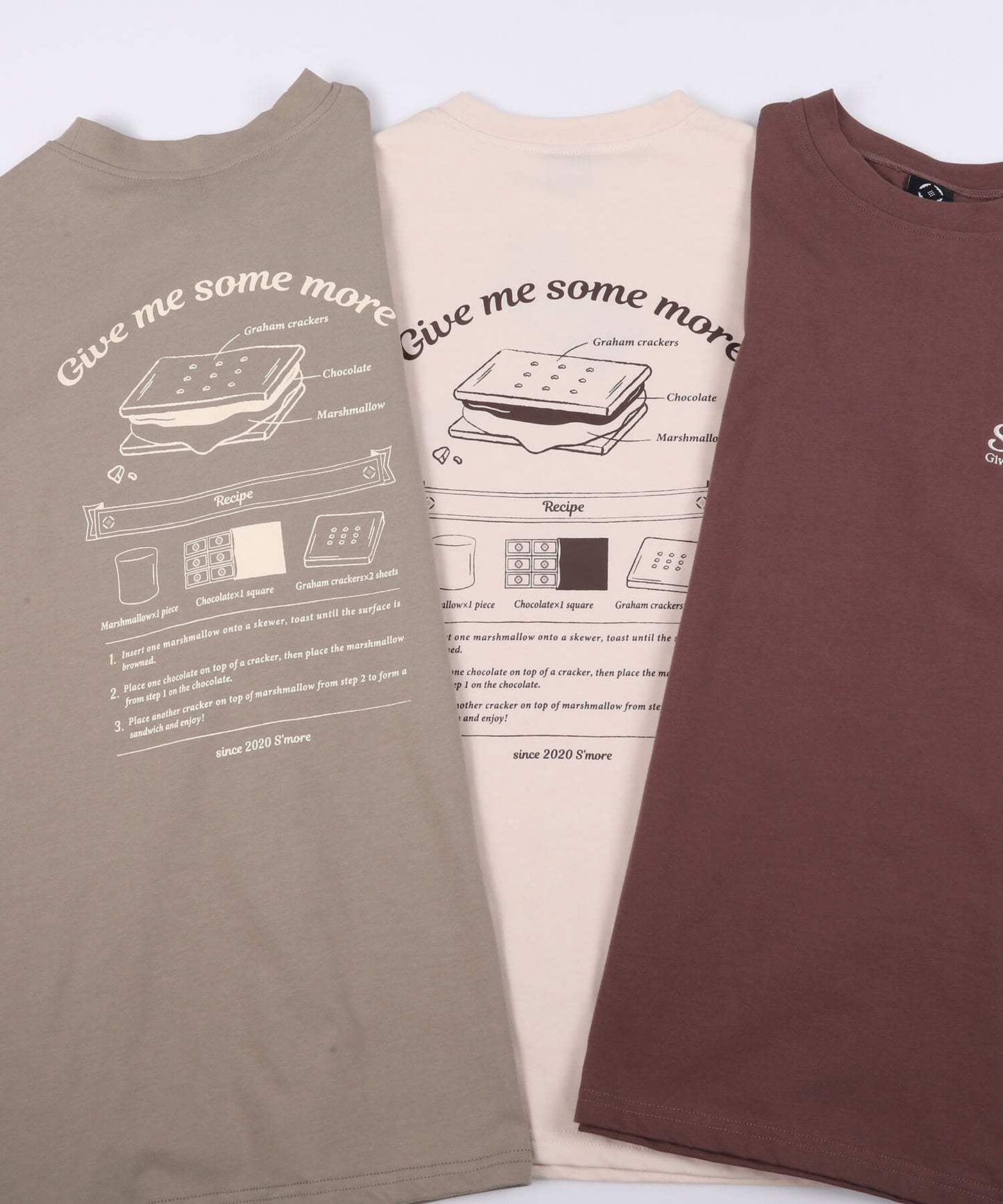 COTTON T SHIRTS - S'more recipe