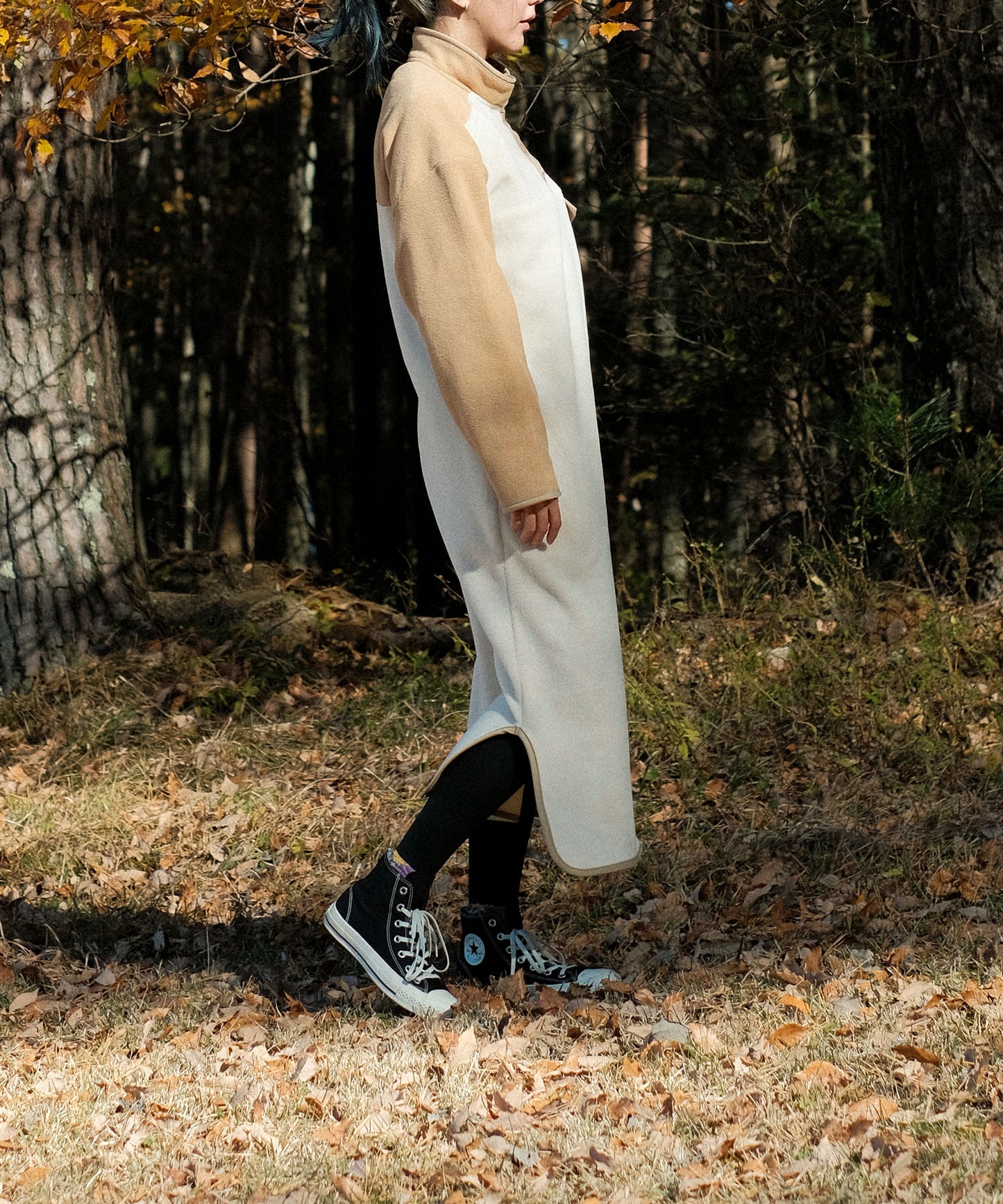 New!! Bicolor fleece dress