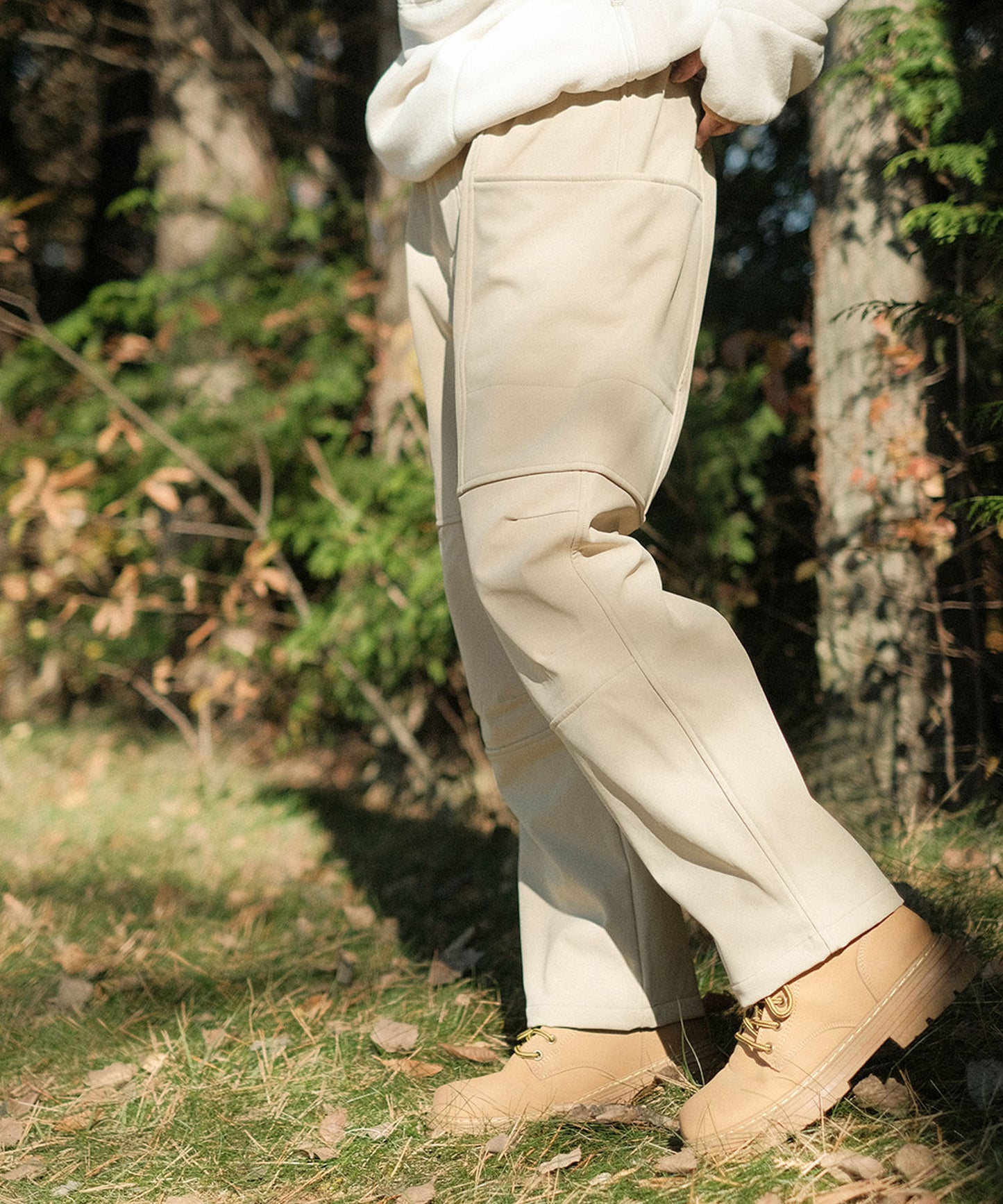 New!! Fleece lining nylon shell pants
