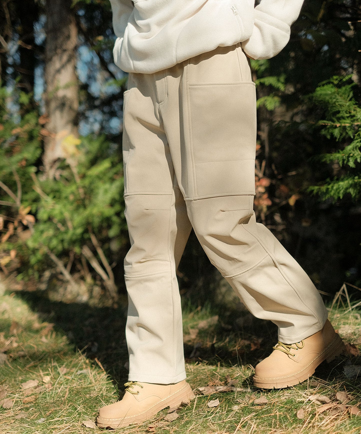 New!! Fleece lining nylon shell pants
