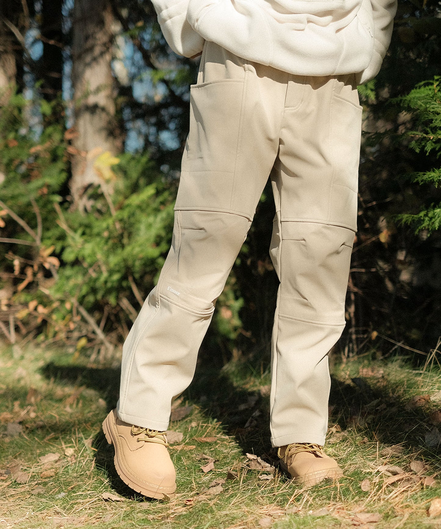 New!! Fleece lining nylon shell pants