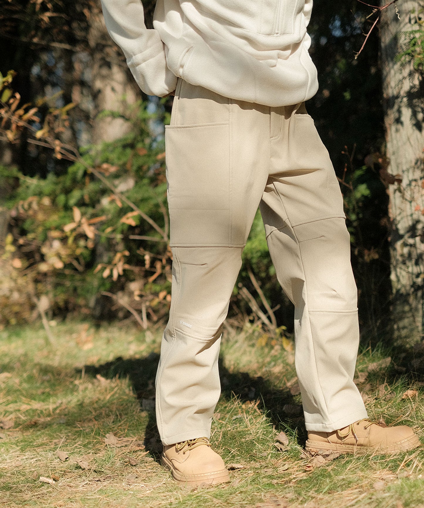 New!! Fleece lining nylon shell pants