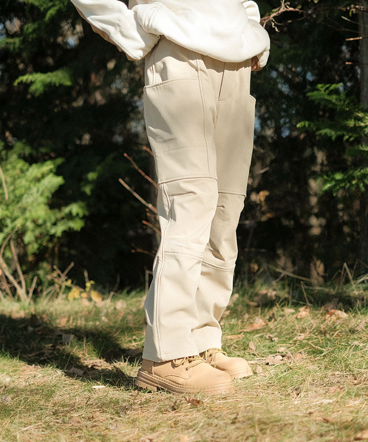 New!! Fleece lining nylon shell pants