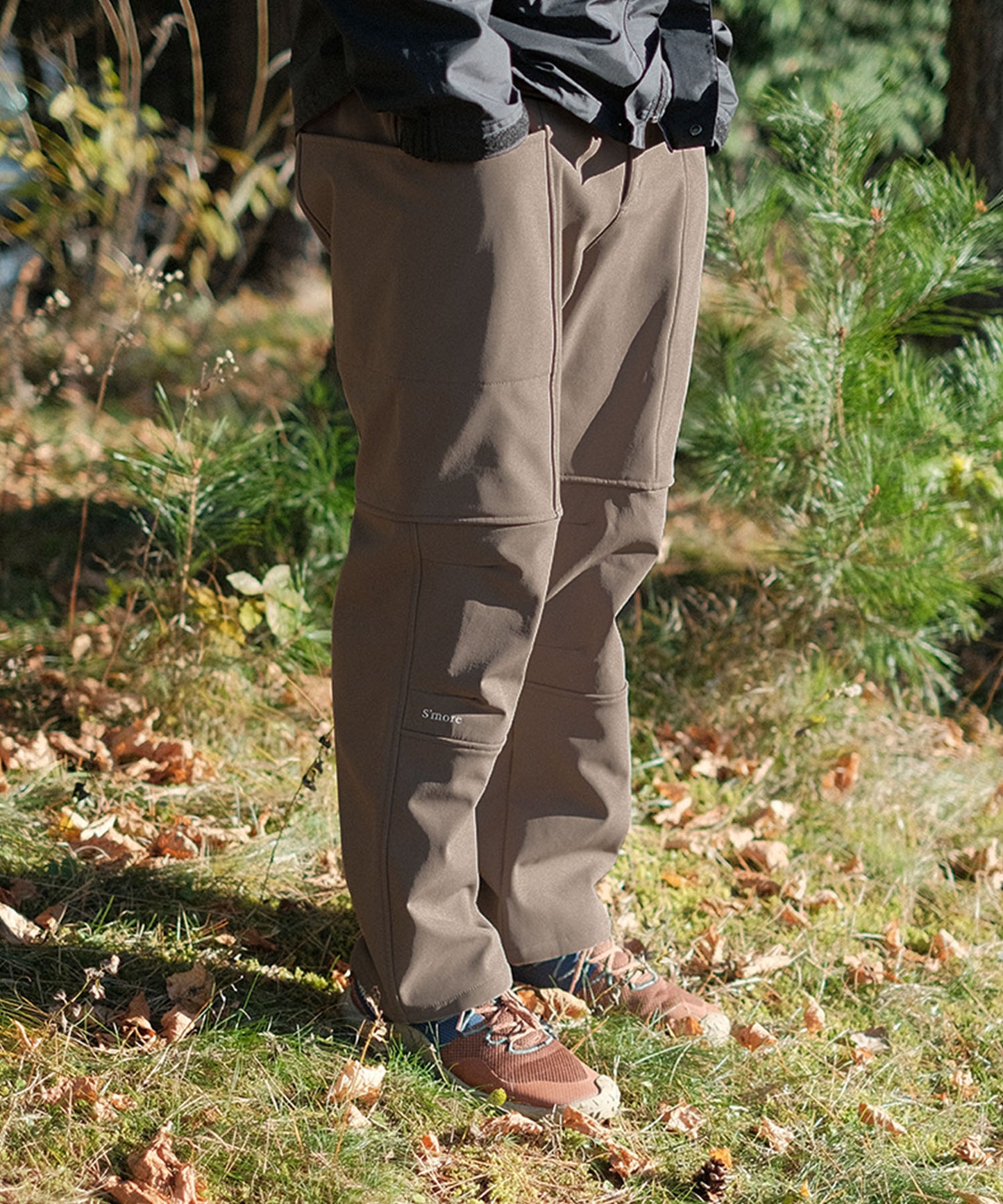 New!! Fleece lining nylon shell pants