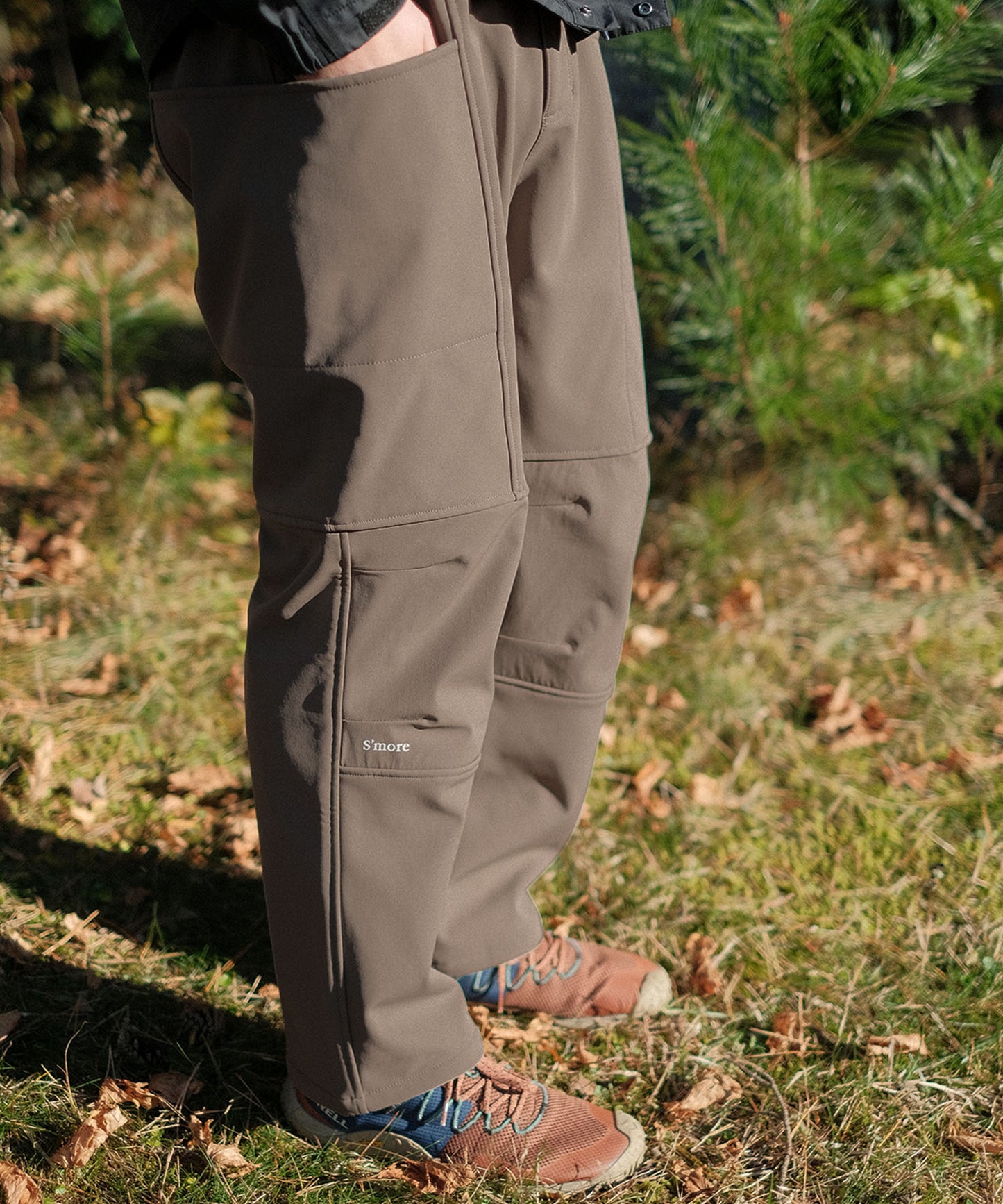 New!! Fleece lining nylon shell pants