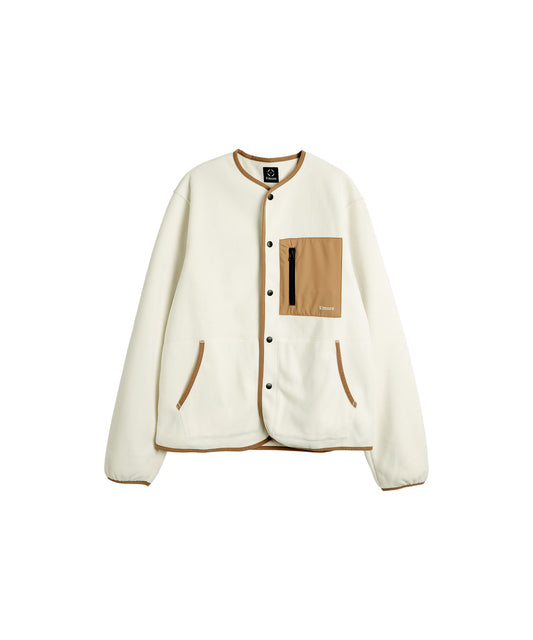 Fleece pocket cardigan