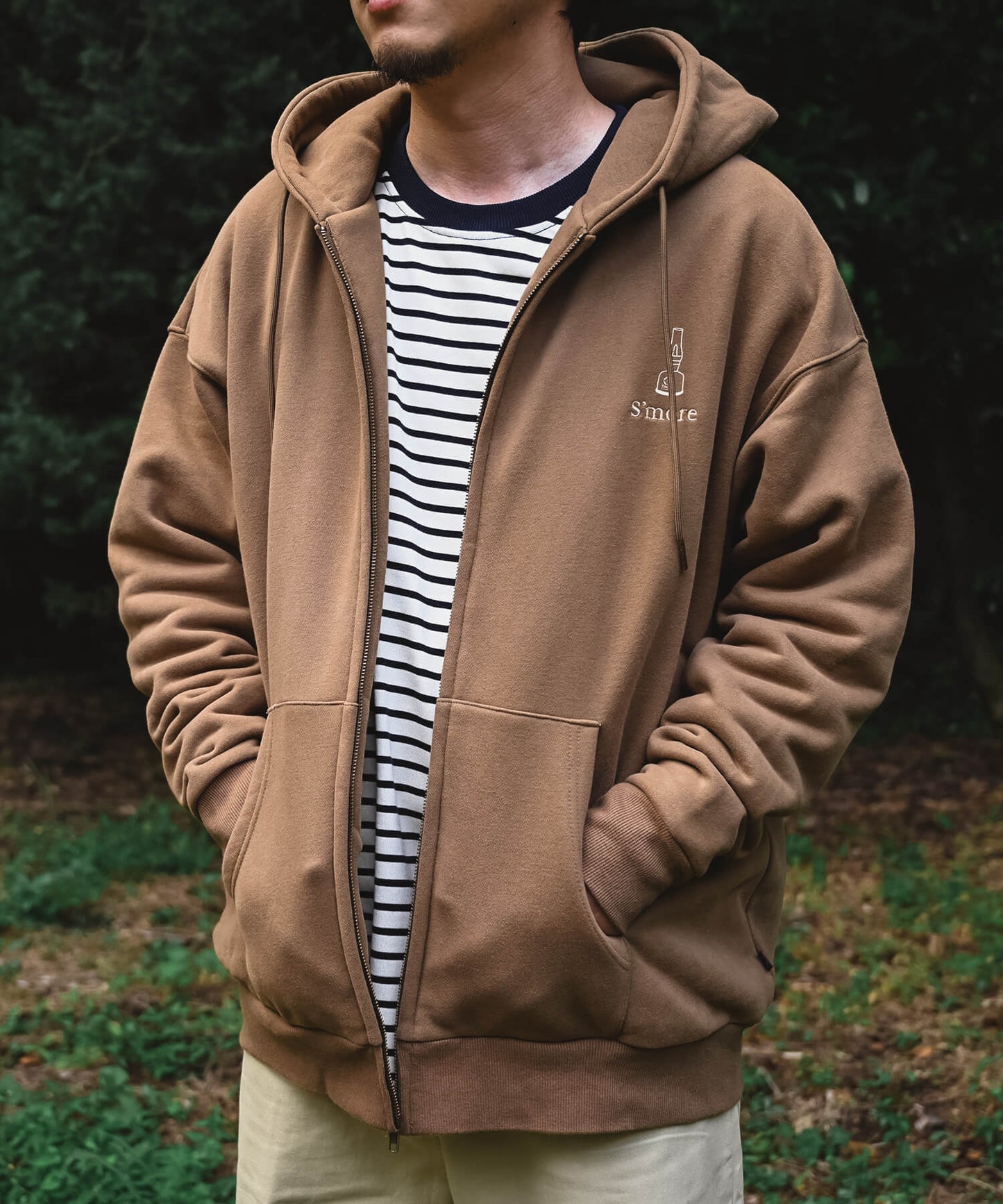 S'more gear illustration full zip hoodie スモギアイラストレーションフルジップフーディー