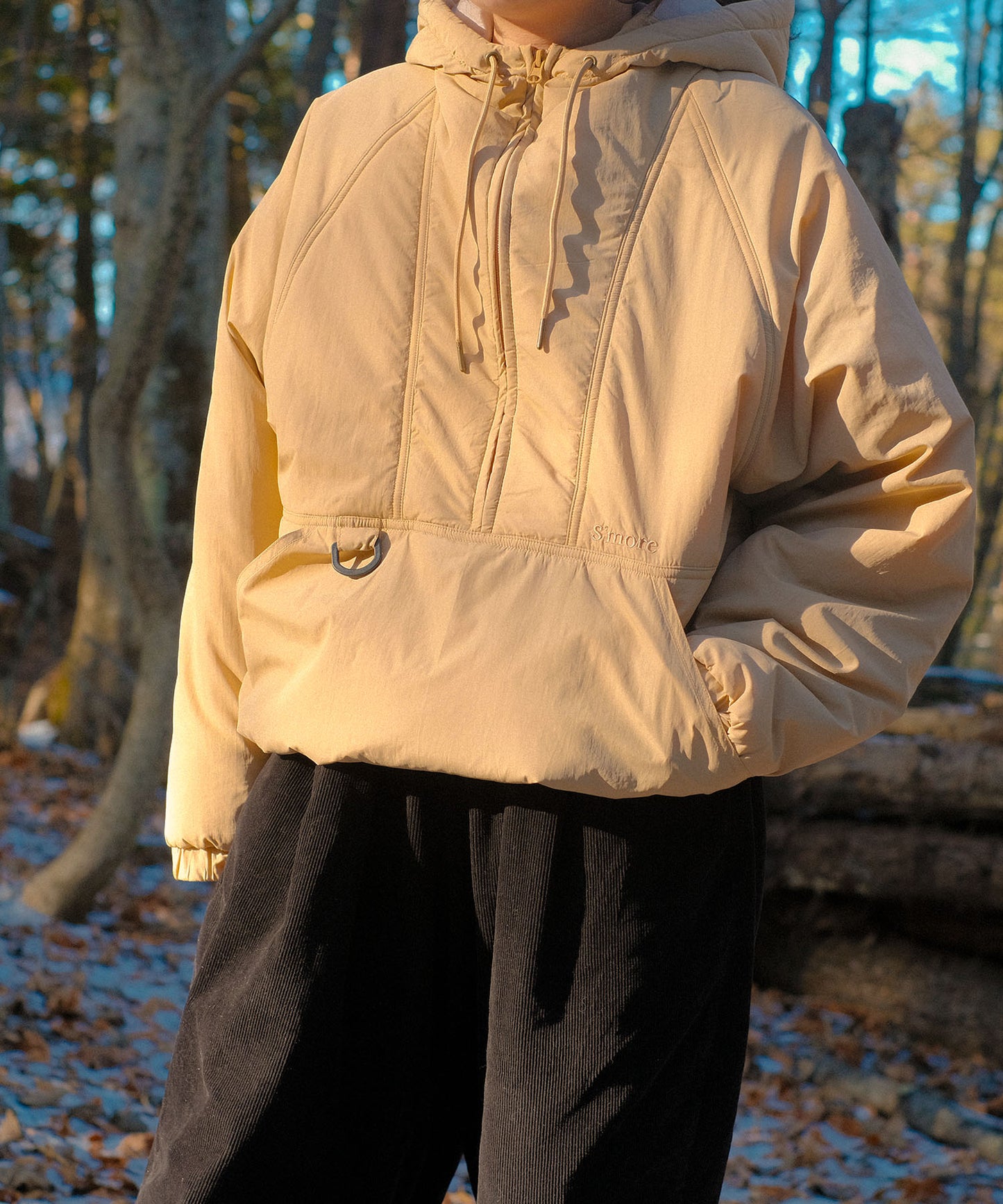 【2025/1/31 9:30発売】Half zip big silhouette Parka