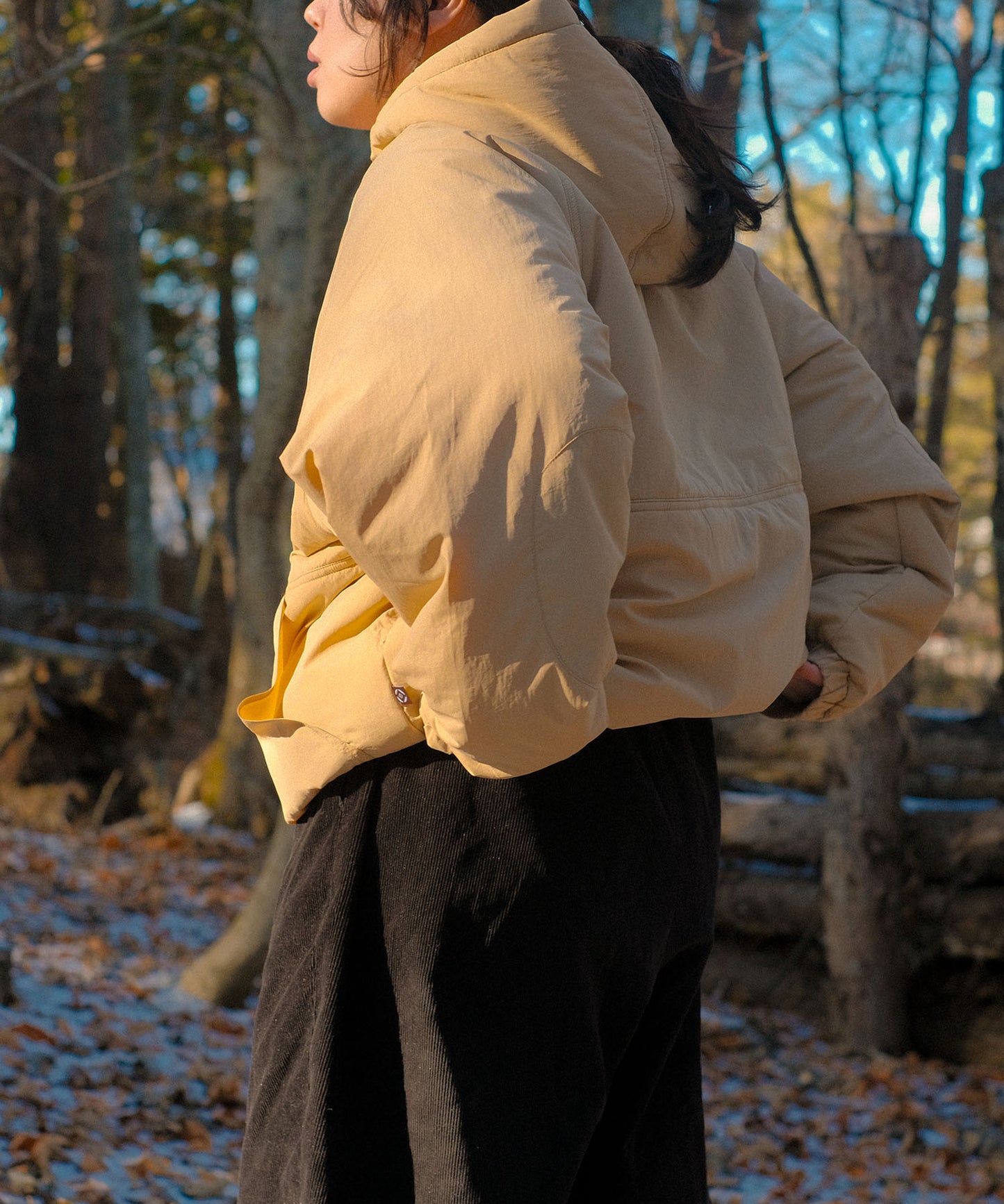 【2025/1/31 9:30発売】Half zip big silhouette Parka