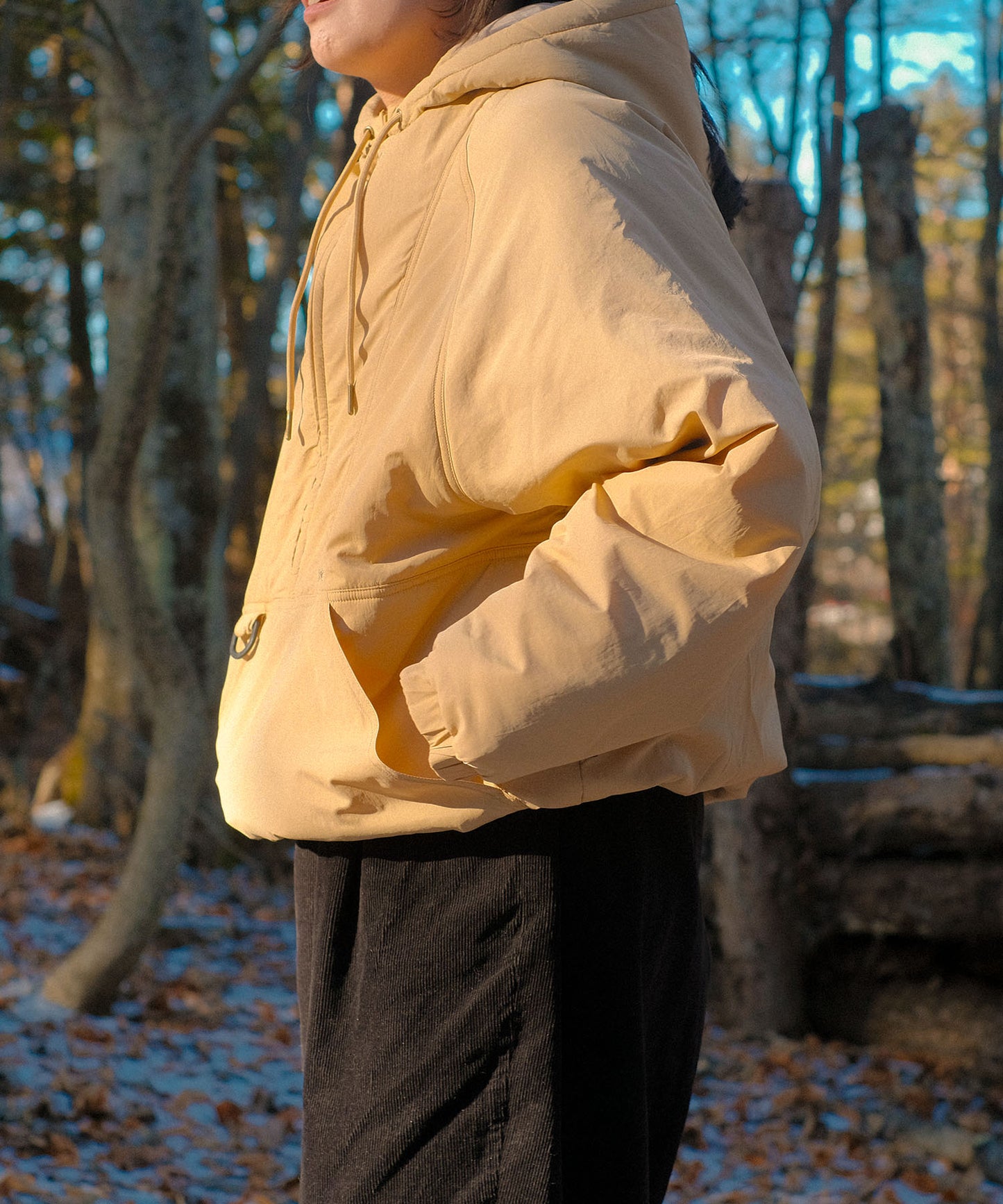 【2025/1/31 9:30発売】Half zip big silhouette Parka