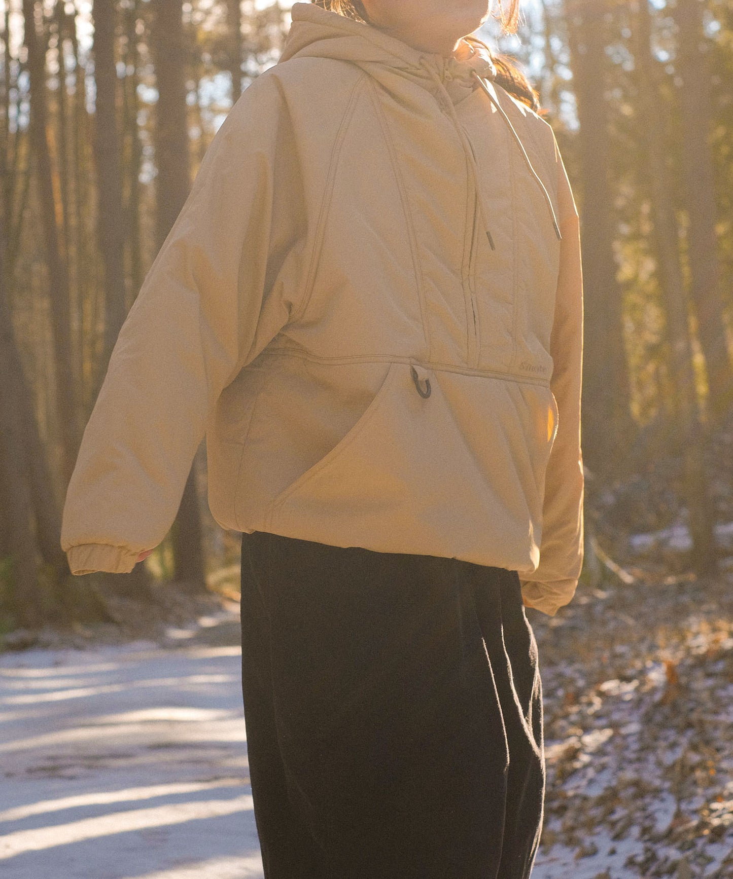 【2025/1/31 9:30発売】Half zip big silhouette Parka